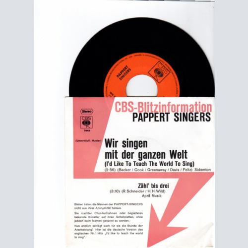 Vinyl / Pappert-Singers - Wir Singen Mit Der Ganzen Welt