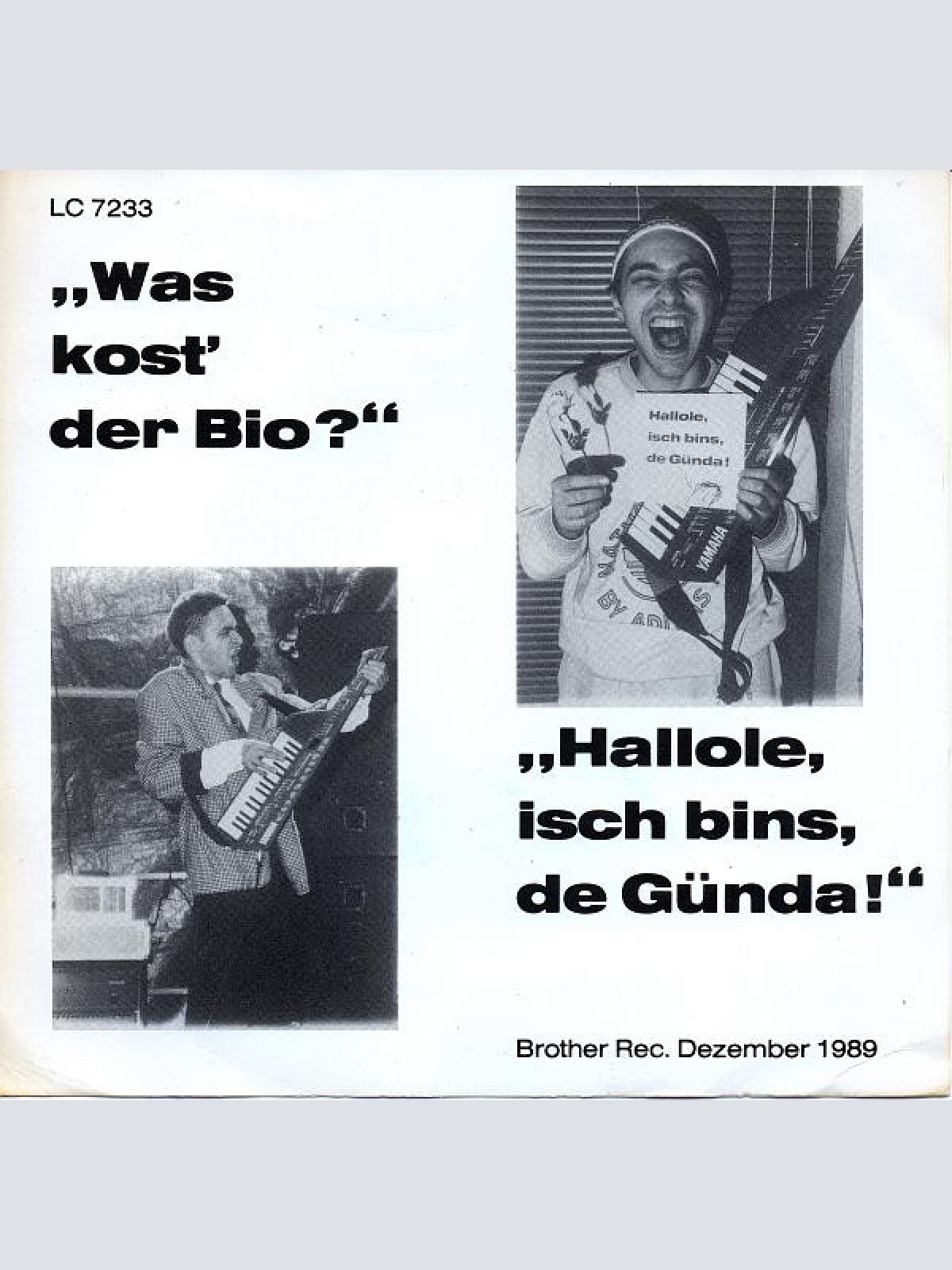 Vinyl / Töpel Ohne* - Hallole, Isch Bins, De Günda!