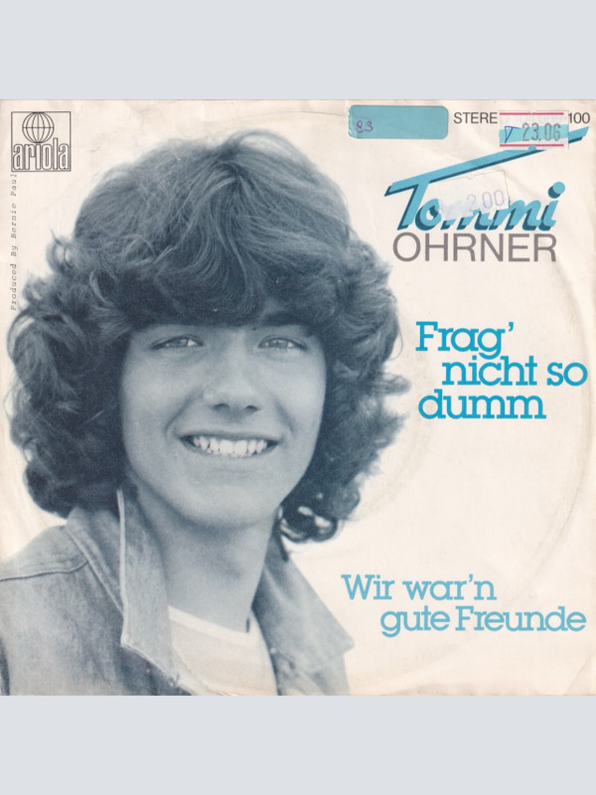 Vinyl / Tommi Ohrner - Frag' Nicht So Dumm