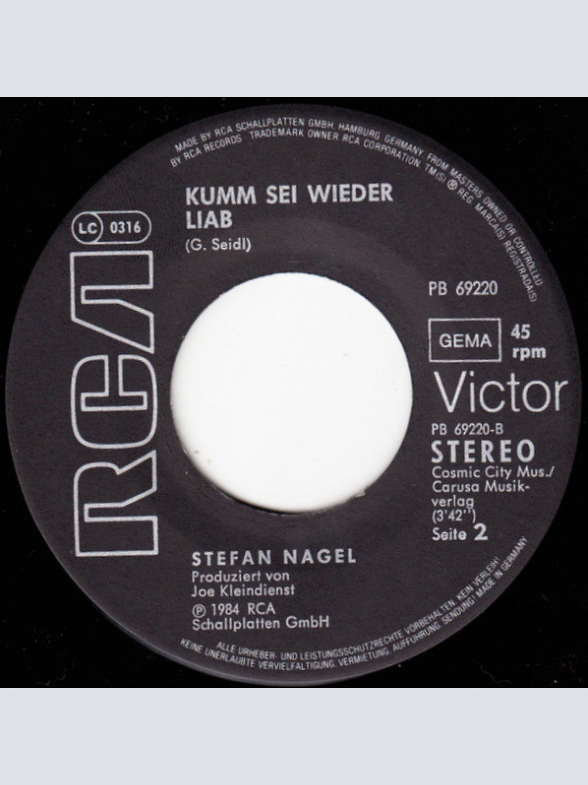 Vinyl / Stefan Nagel (4) - I Bin Mit Da Moni Im Biergarten Gwen