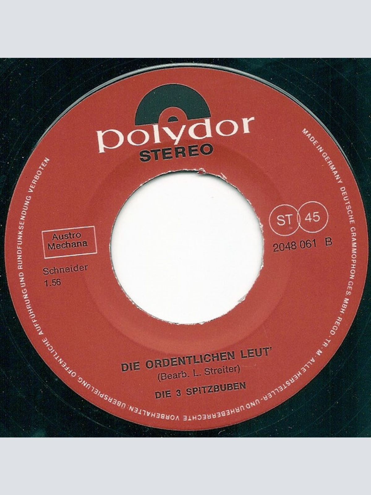 Vinyl / Die 3 Spitzbuben - Original Wachauer Fluchtmusik