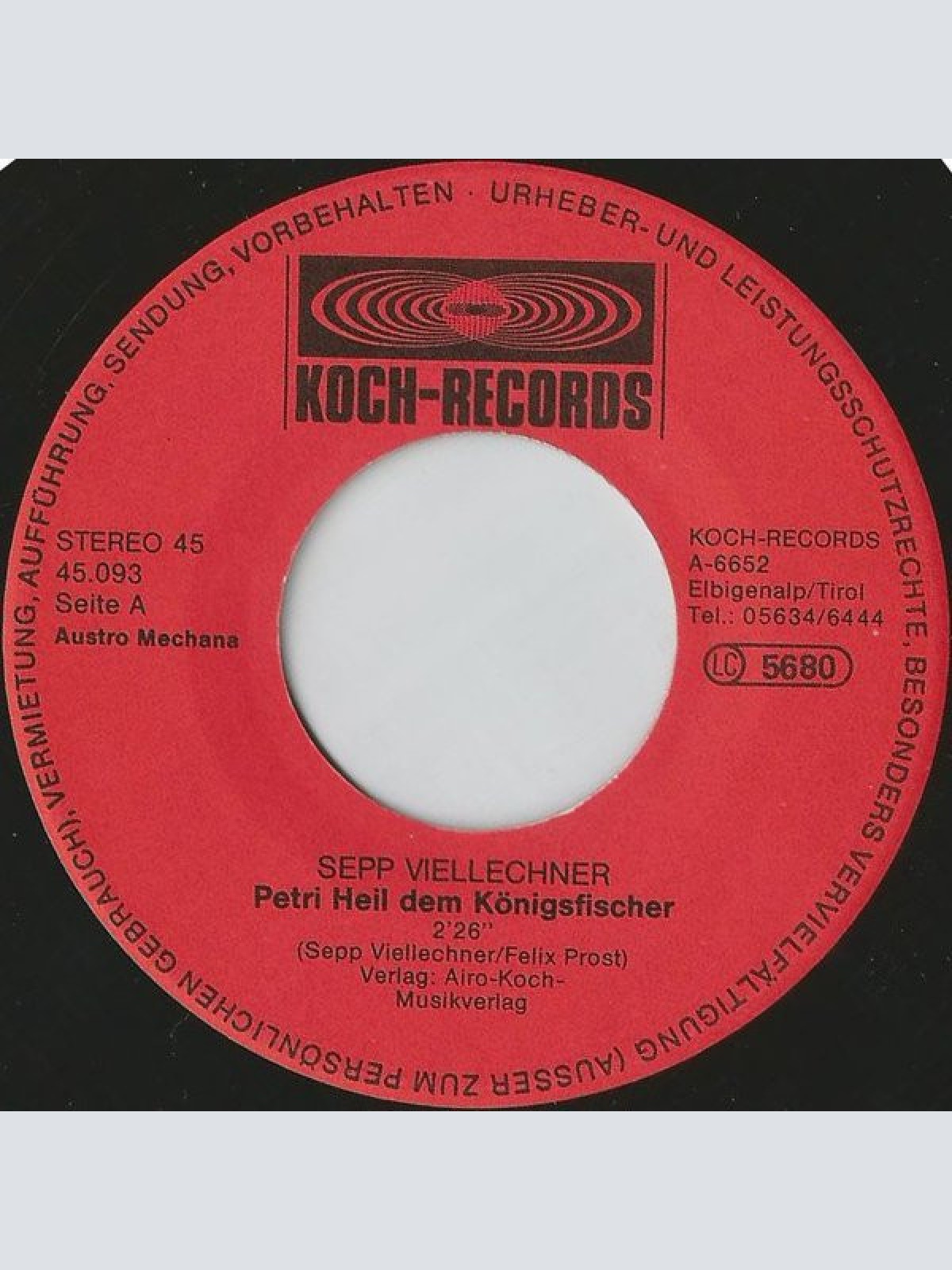 Vinyl / Sepp Viellechner - Petri-Heil