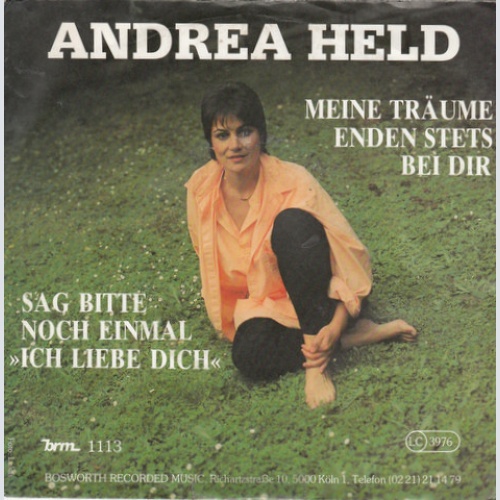 Vinyl / Andrea Held - Meine Träume Enden Stets Bei Dir