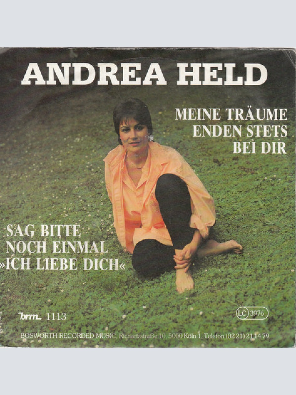 Vinyl / Andrea Held - Meine Träume Enden Stets Bei Dir
