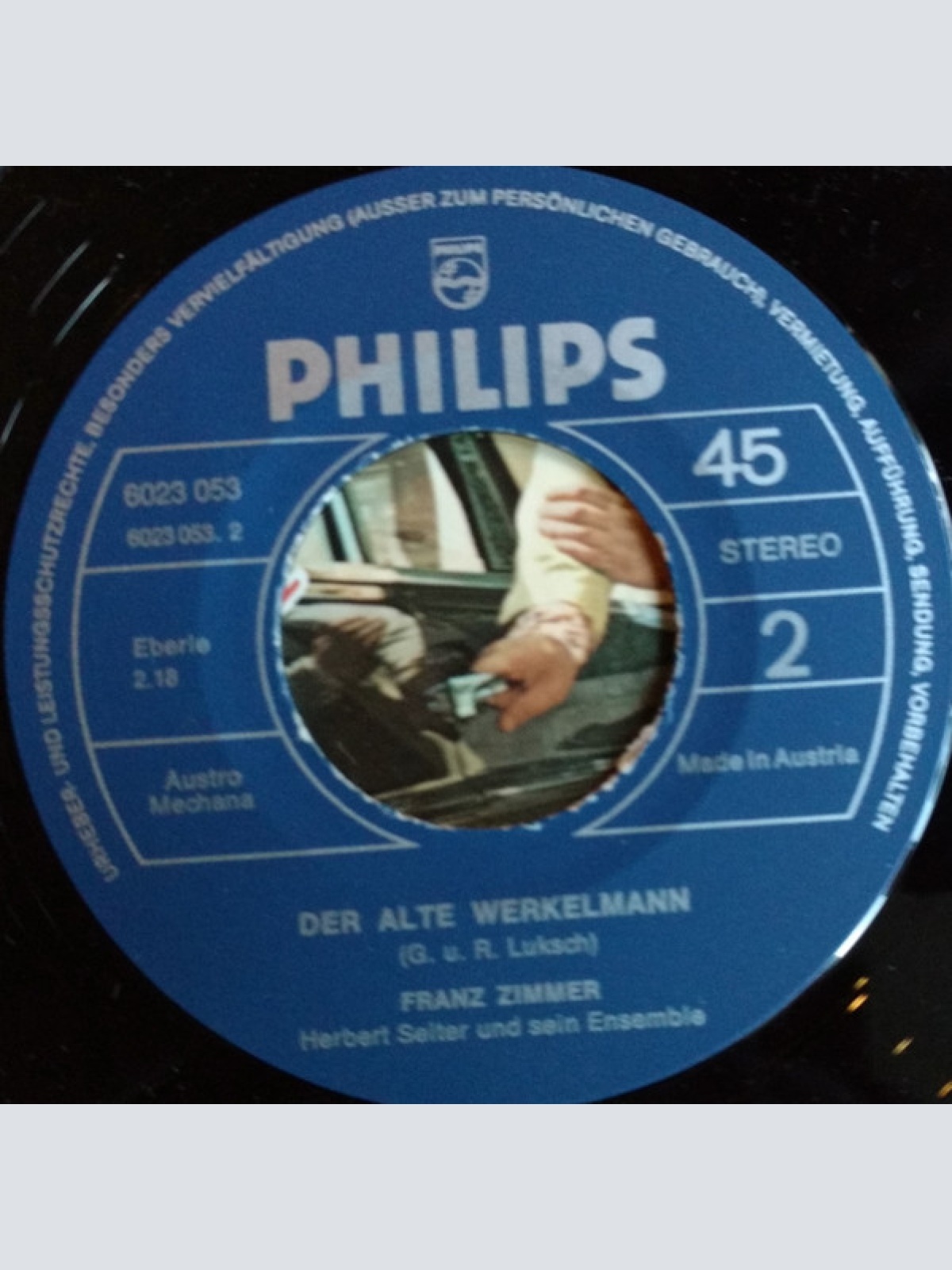 Vinyl / Franz Zimmer - Taxler Hol' Mi' Å