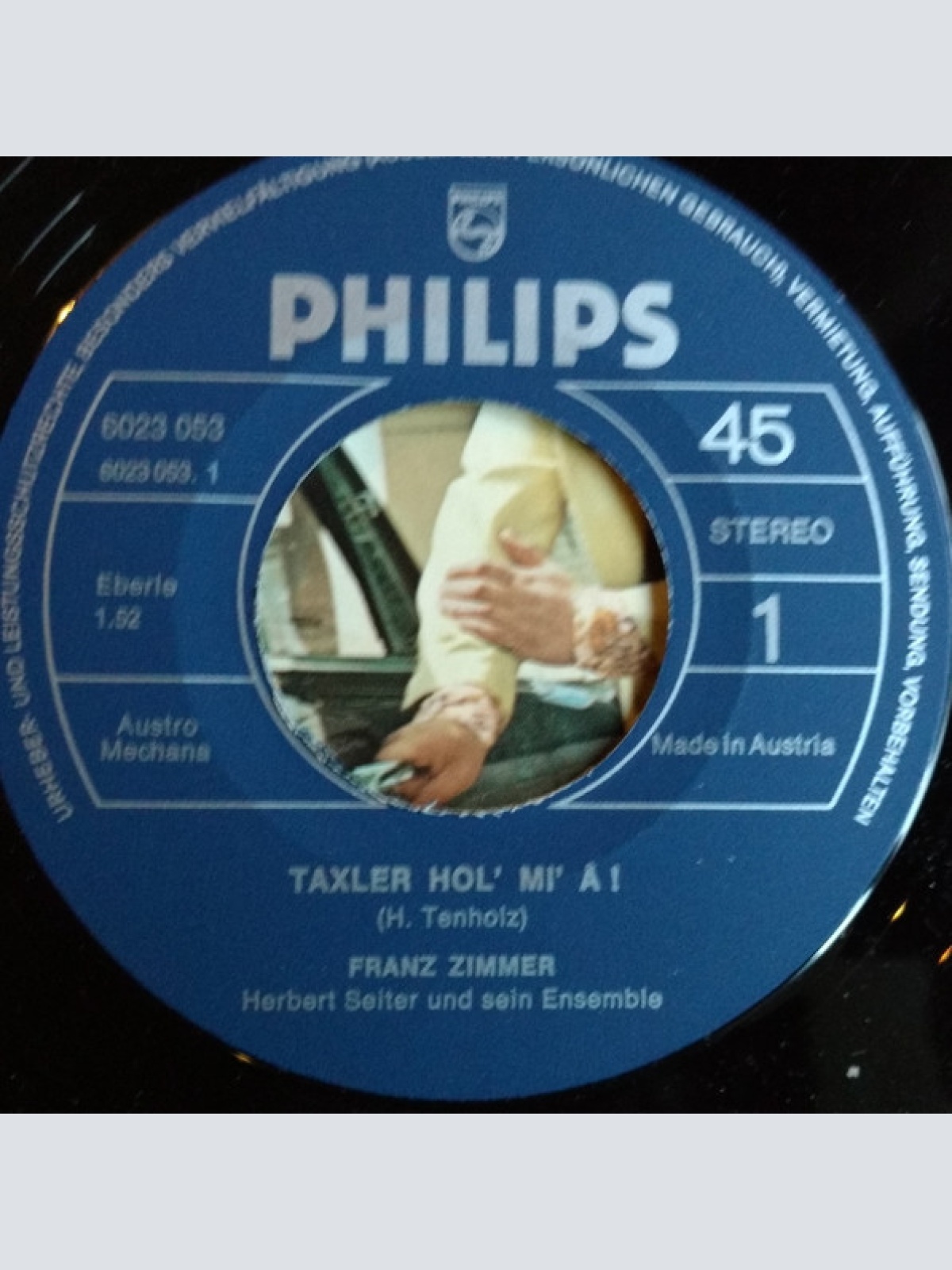 Vinyl / Franz Zimmer - Taxler Hol' Mi' Å