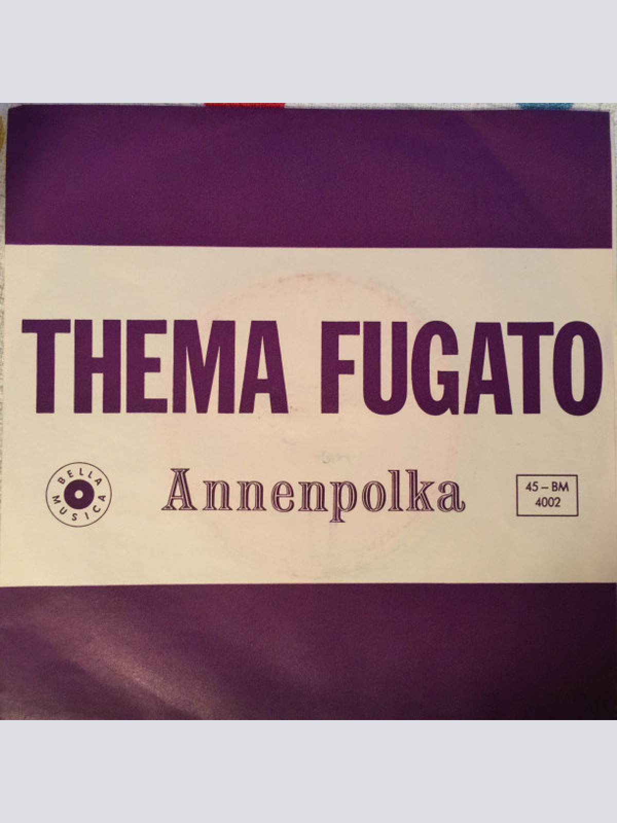 Vinyl / Das Hubert Wolf-Sextett* - Thema Fugato