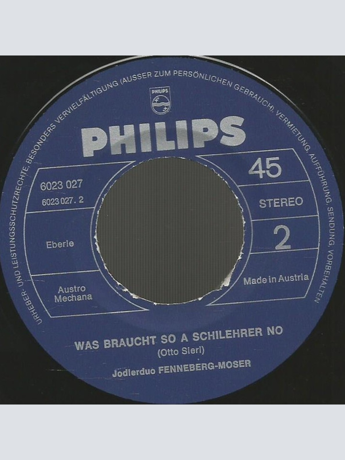 Vinyl / Duo Fenneberg-Moser - Das Kätzchen (O, Helen...)