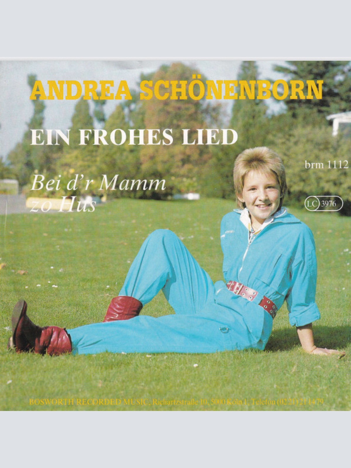 Vinyl / Andrea Schönenborn - Ein Frohes Lied / Bei D'r Mamm Zo Hus