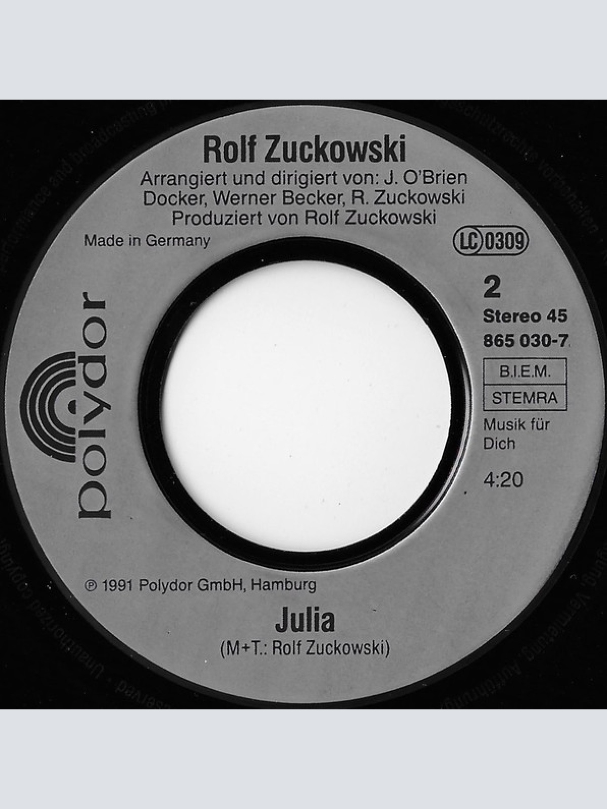 Vinyl / Rolf Zuckowski - ...Und Dann Kommt Alles Ganz Anders