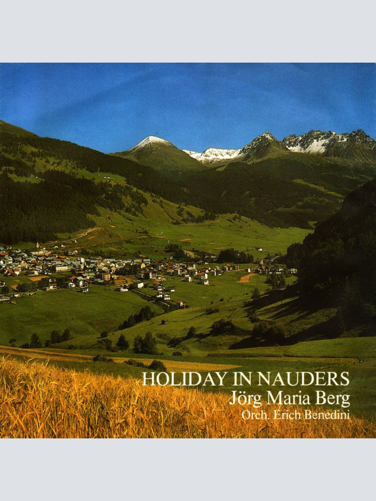 Vinyl / Jörg Maria Berg - Holiday In Nauders