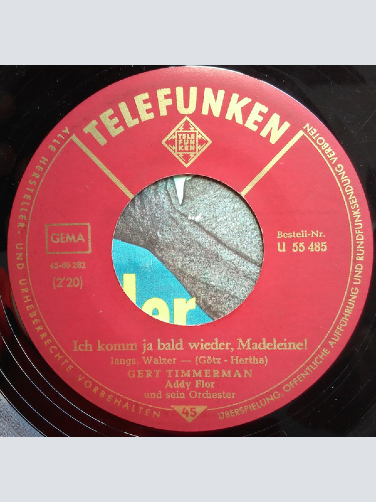 Vinyl / Gert Timmerman - Ich komm' ja bald wieder, Madeleine! / Wo das weite Meer zu Ende geht