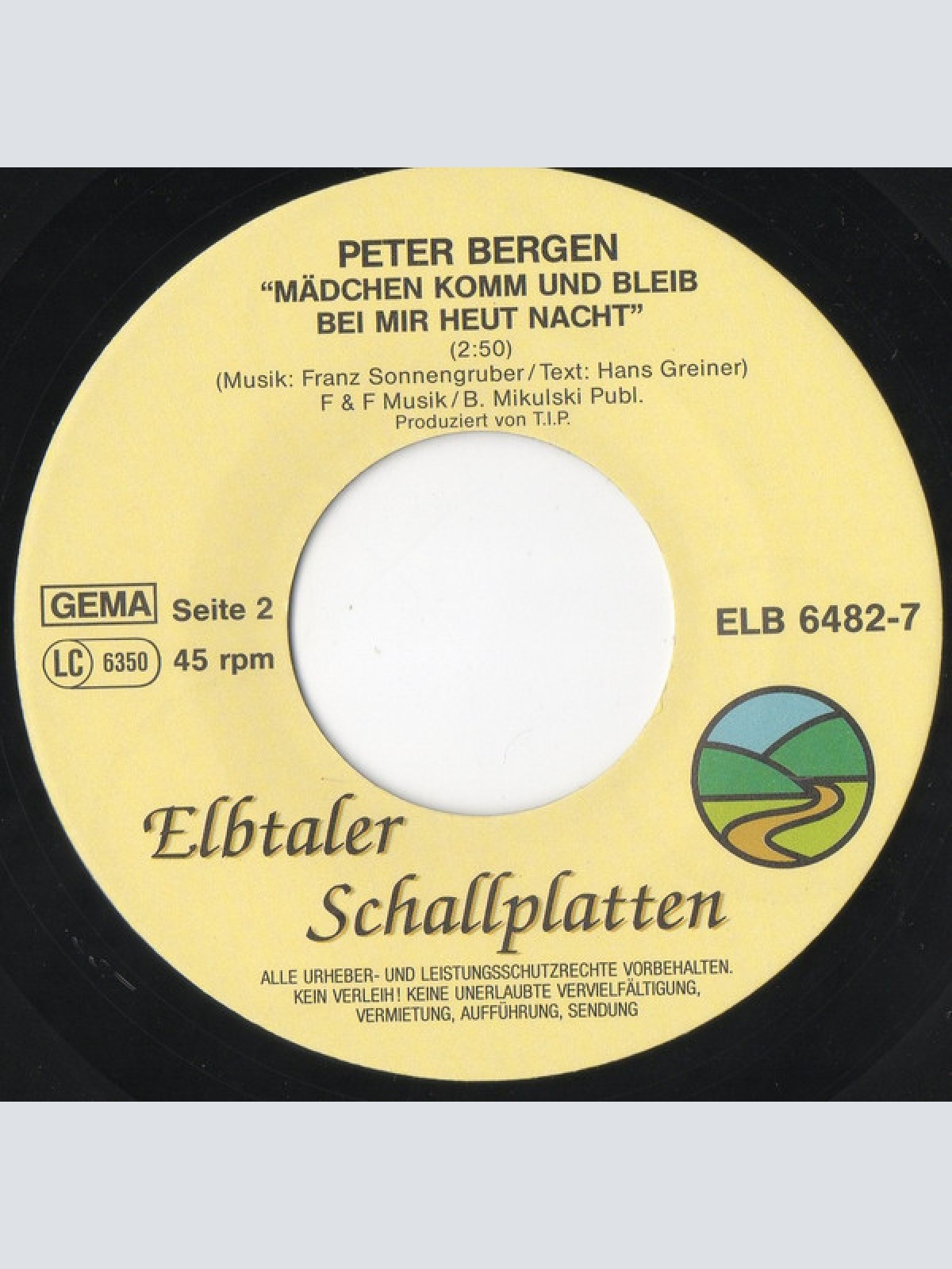 Vinyl / Peter Bergen (5) - So Weh Tut Dein Schneeweißes Brautkleid