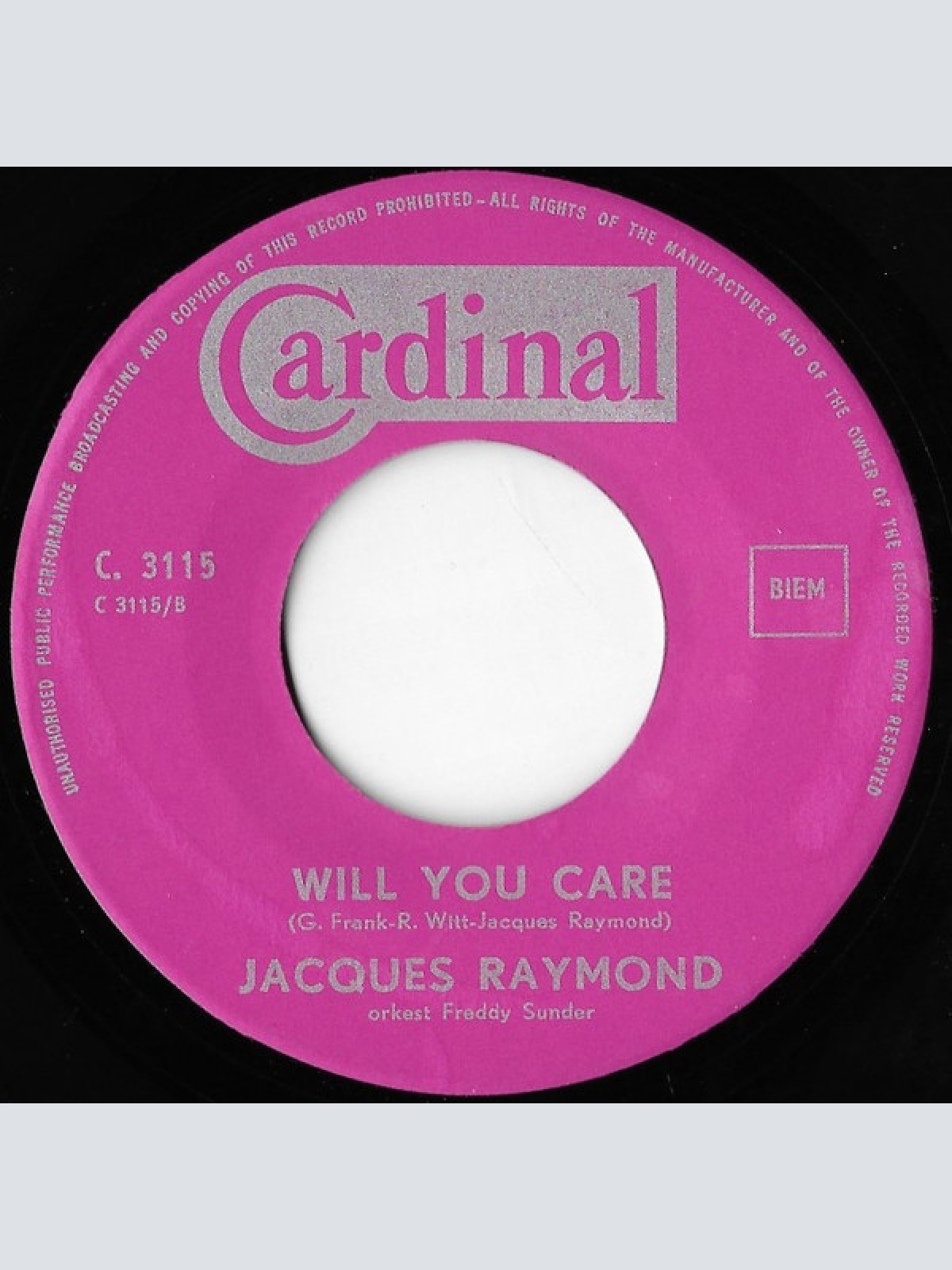 Vinyl / Jacques Raymond - Song Of Life