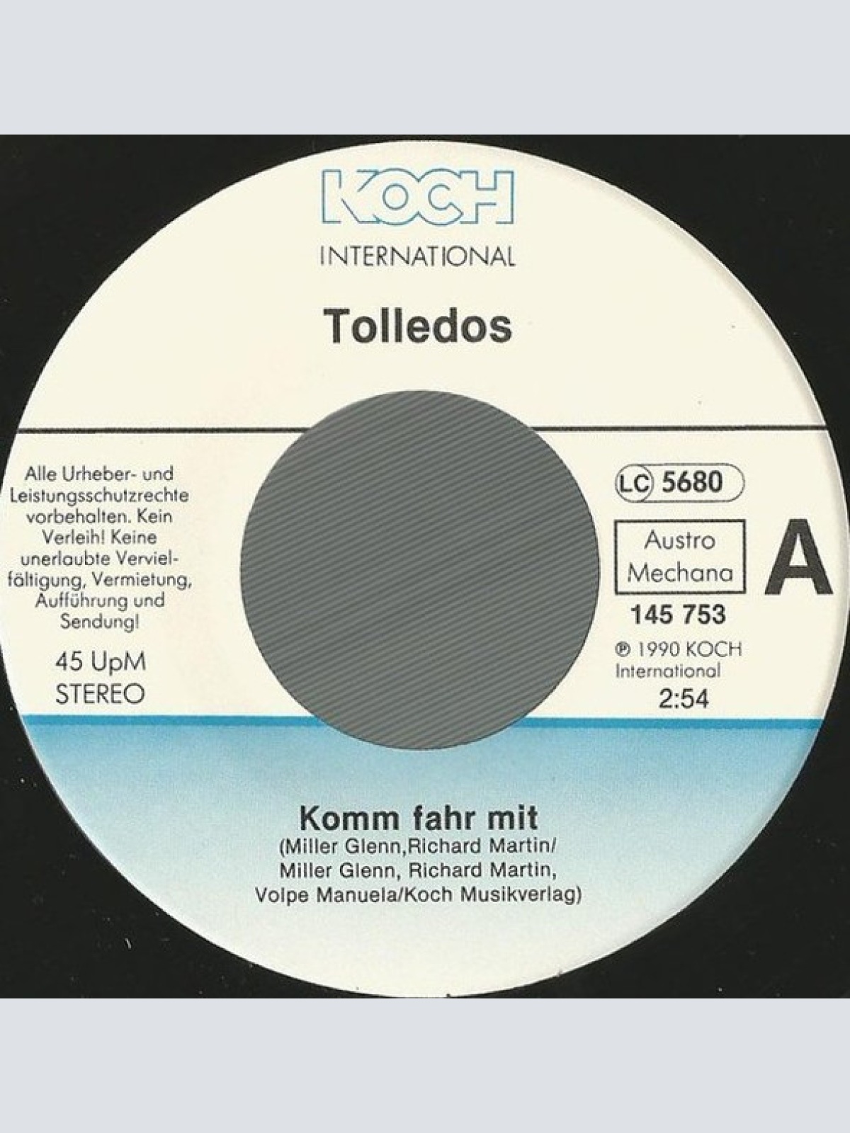 Vinyl / Tolledos - Komm Fahr Mit