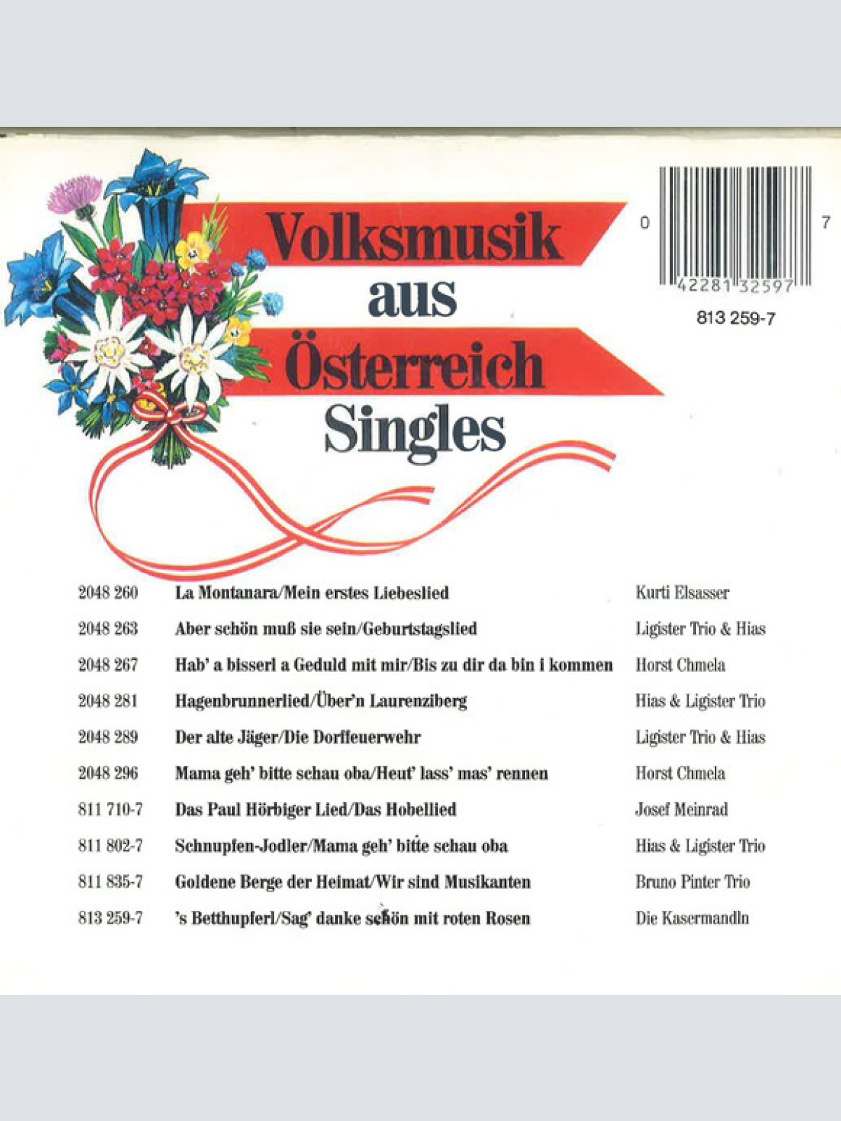 Vinyl / Die Kasermandln* - 's Betthupferl / Sag' Danke Schön Mit Roten Rosen