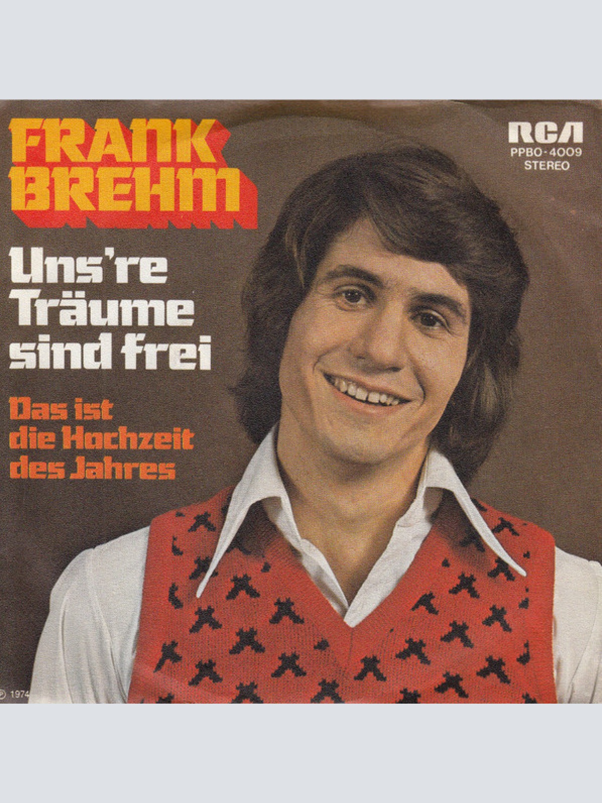 Vinyl / Frank Brehm - Uns're Träume Sind Frei