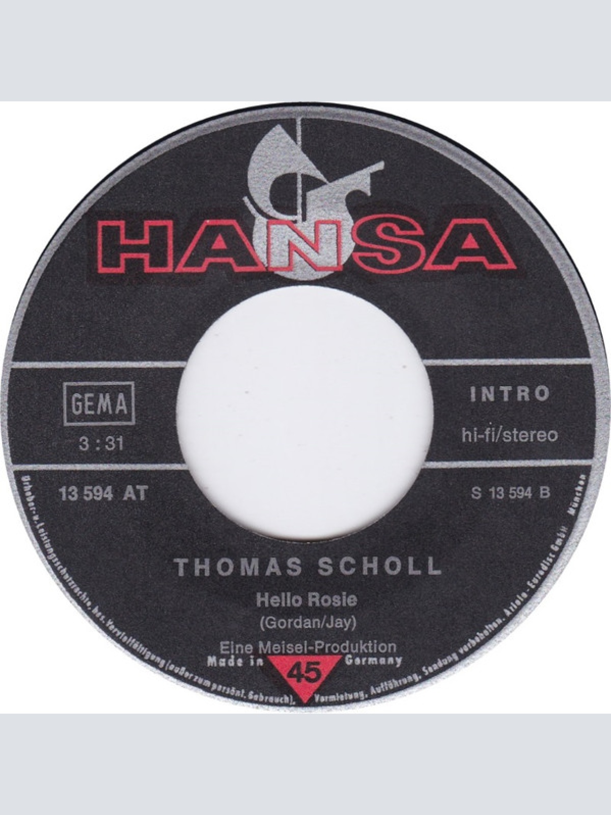 Vinyl / Thomas Scholl - Ich Bring' Dir Heut Ein Ständchen