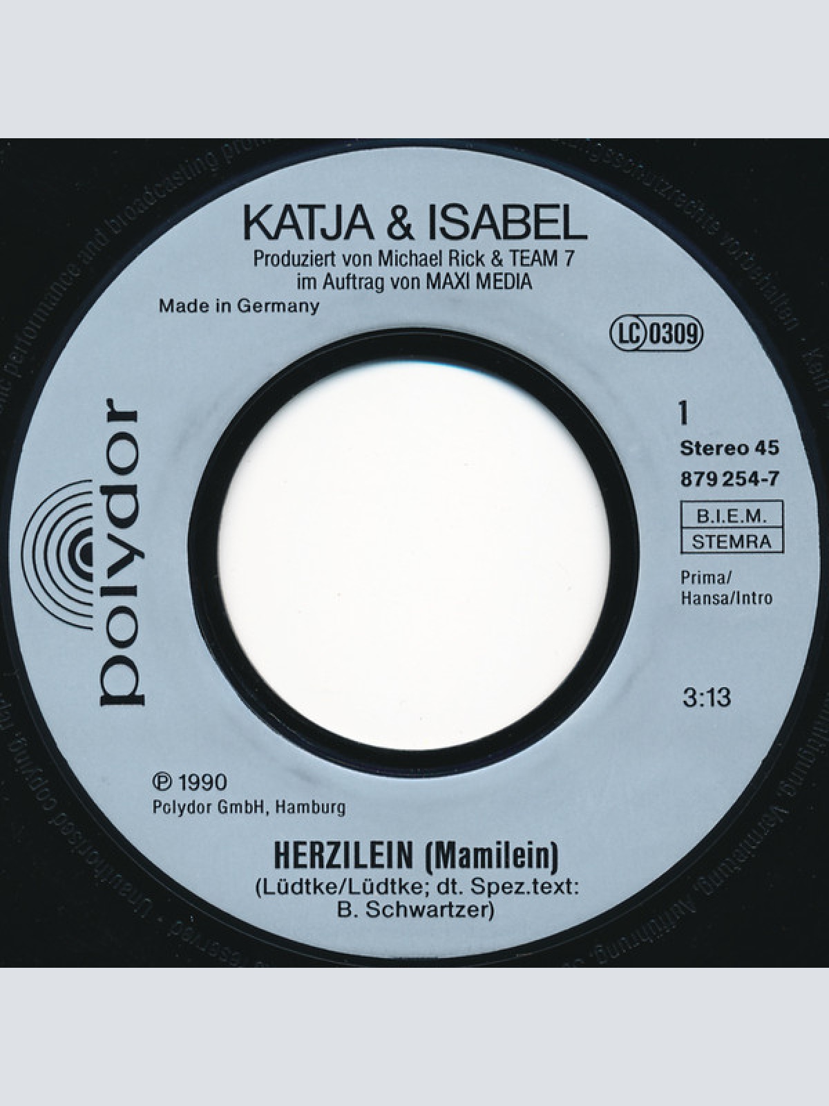 Vinyl / Katja & Isabel - Herzilein (Mamilein)
