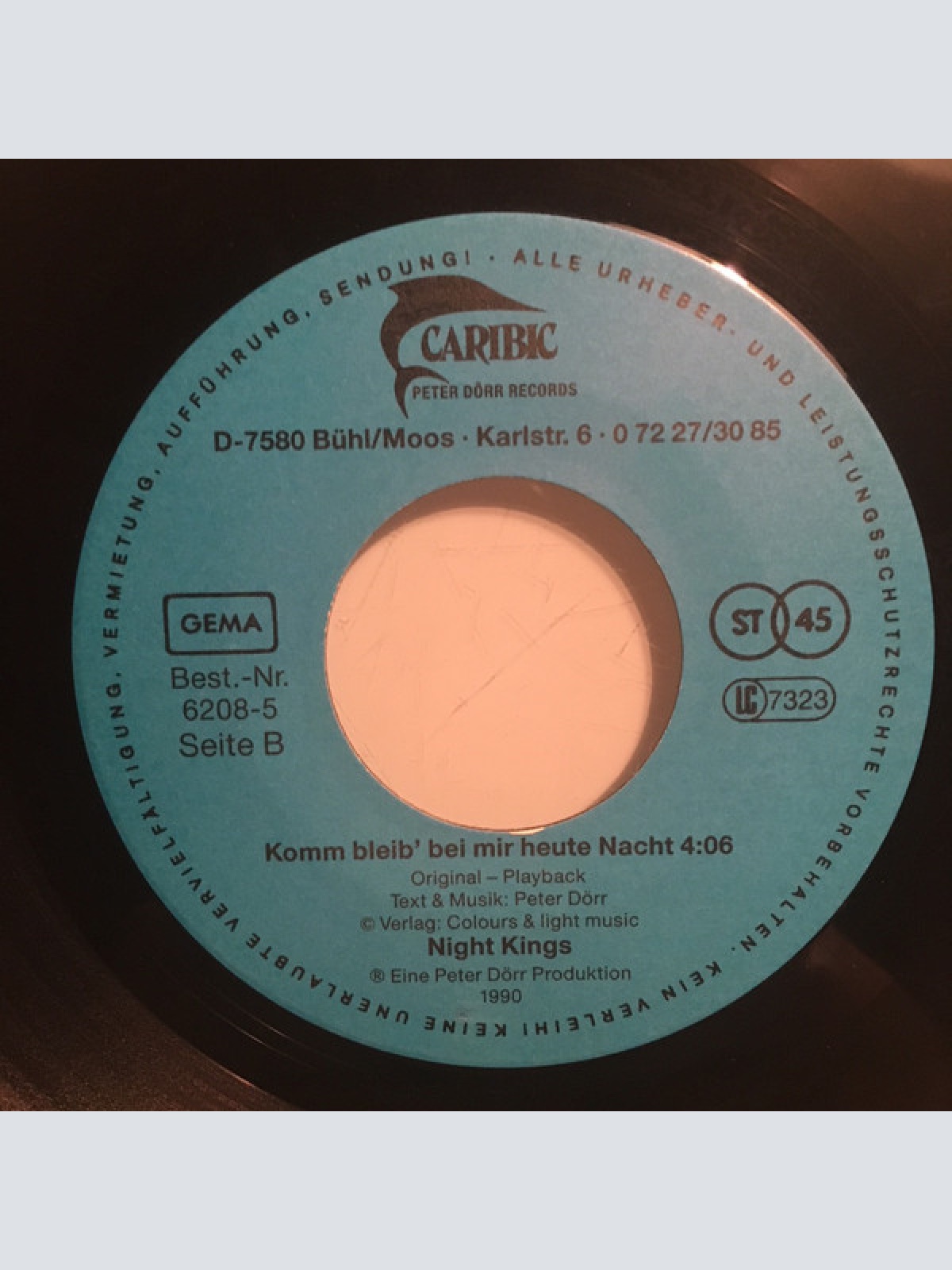 Vinyl / Night Kings (2) -  Komm Bleib' Bei Mir Heute Nacht