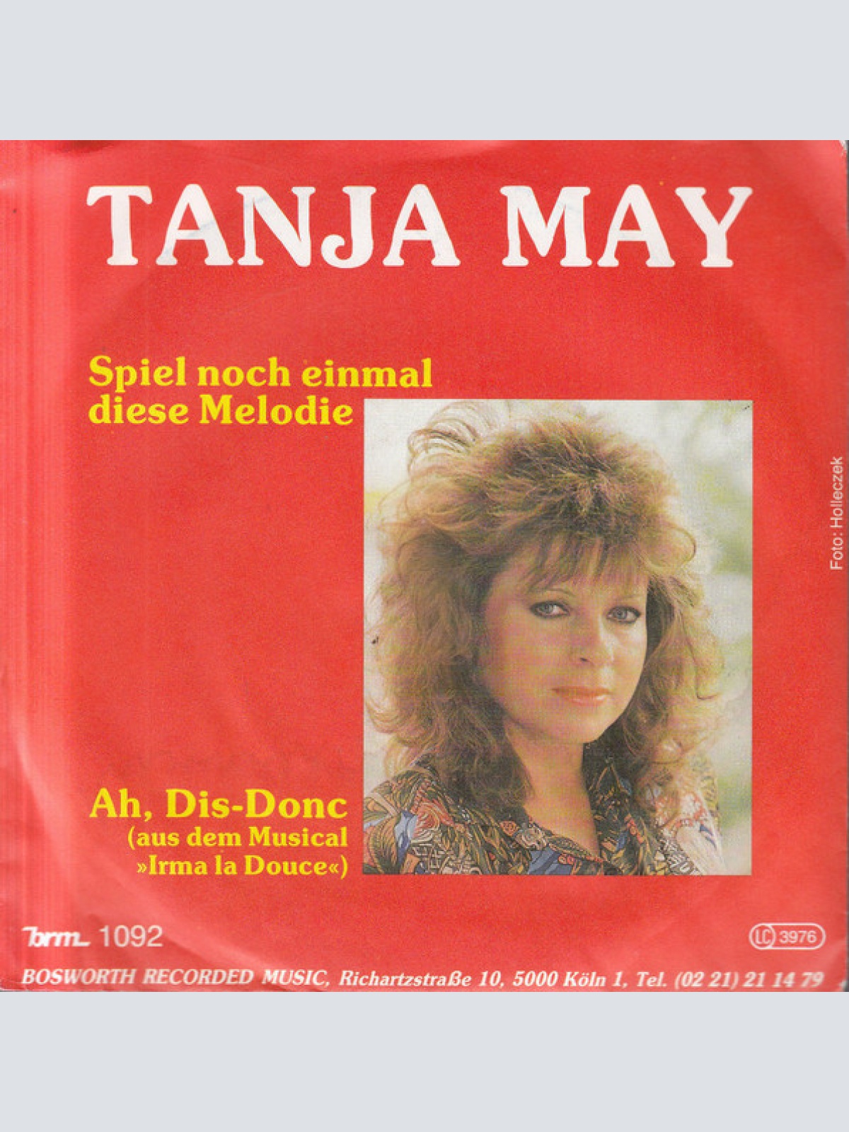 Vinyl / Tanja May - Spiel Noch Einmal Diese Melodie / Ah, Dis-Donc