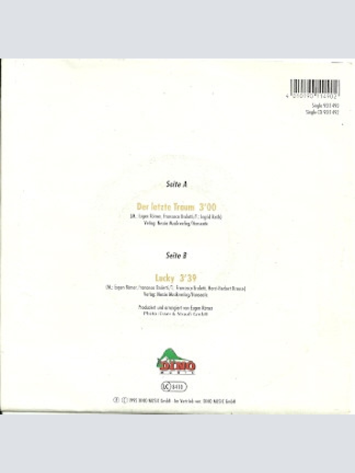 Vinyl / Bernhard Brink - Der Letzte Traum