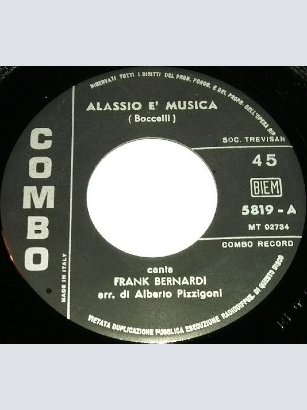 Vinyl / Frank Bernardi - Alassio E' Musica / Sole E Sabbia