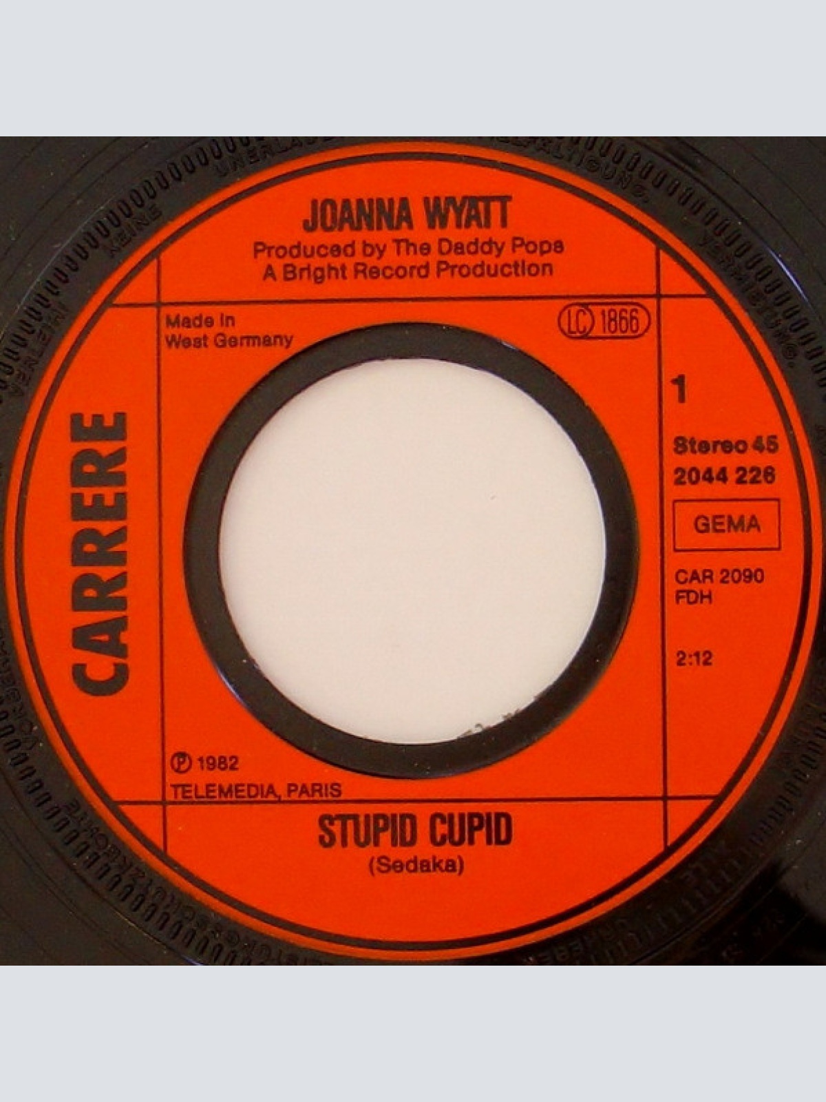 Vinyl / Joanna Wyatt - Stupid Cupid