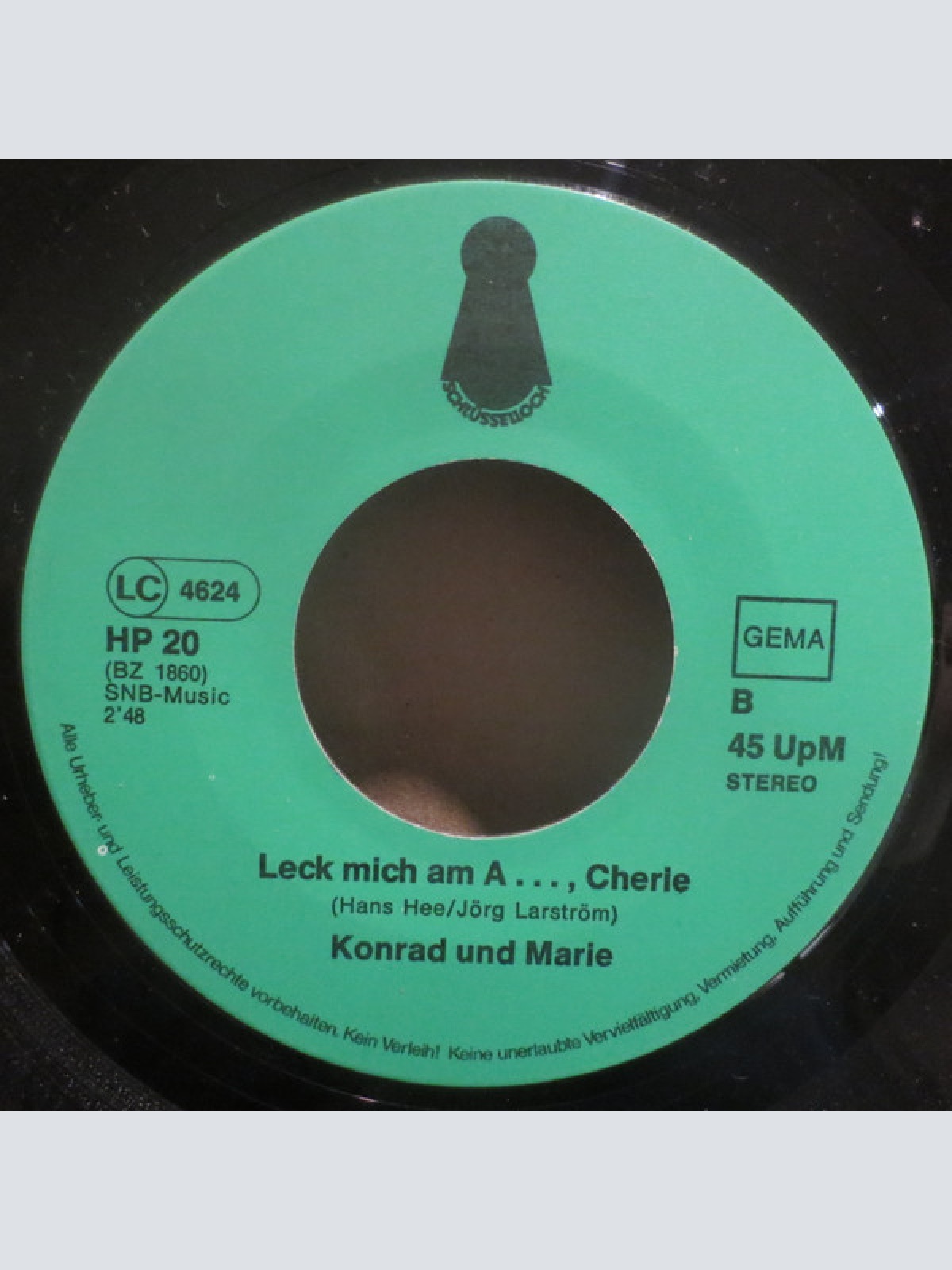 Vinyl / Konrad Und Marie - Konrad: "Leck Mich Am A ..., Marie!" / Marie: "Leck Mich Am A ..., Cherie!"