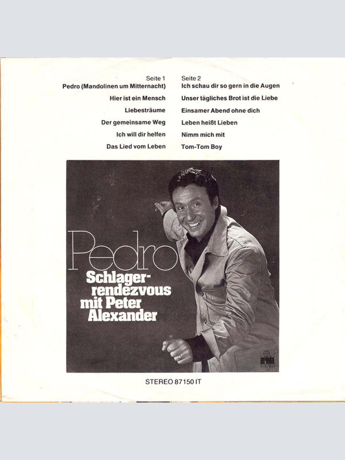 Vinyl / Peter Alexander - O Sole Mio