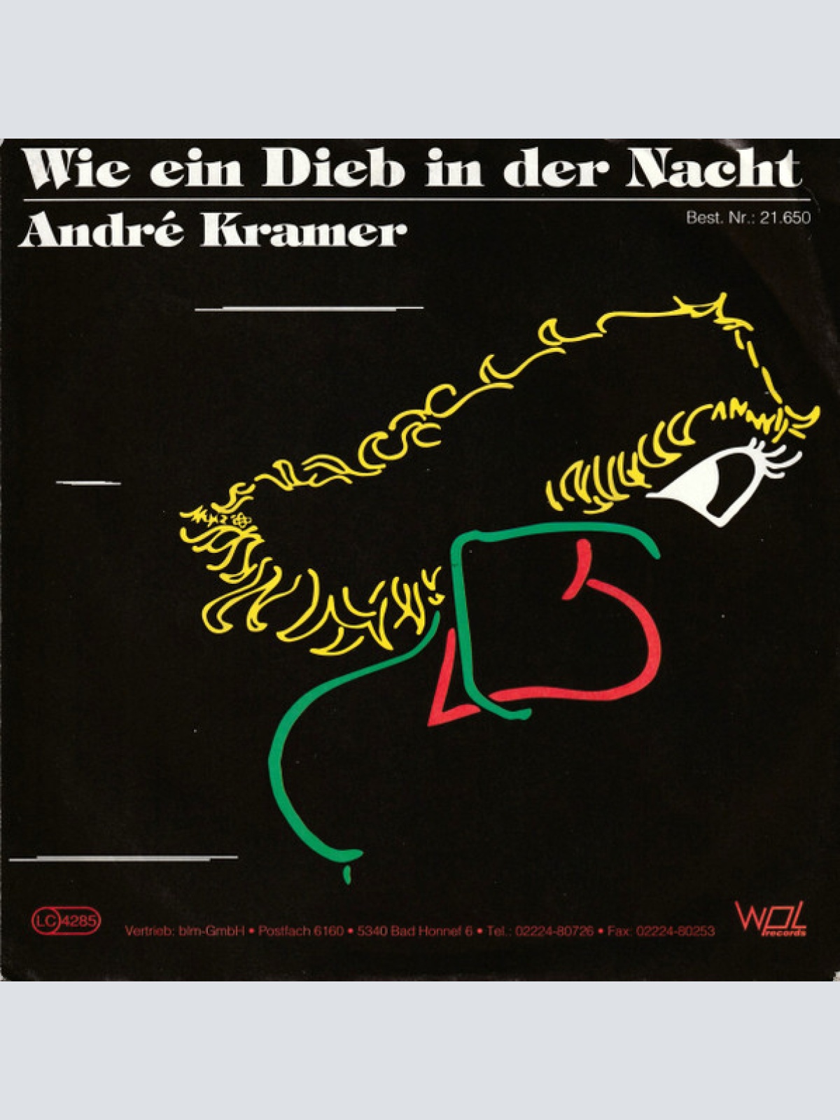 Vinyl / André Kramer (2) - Wie Ein Dieb In Der Nacht