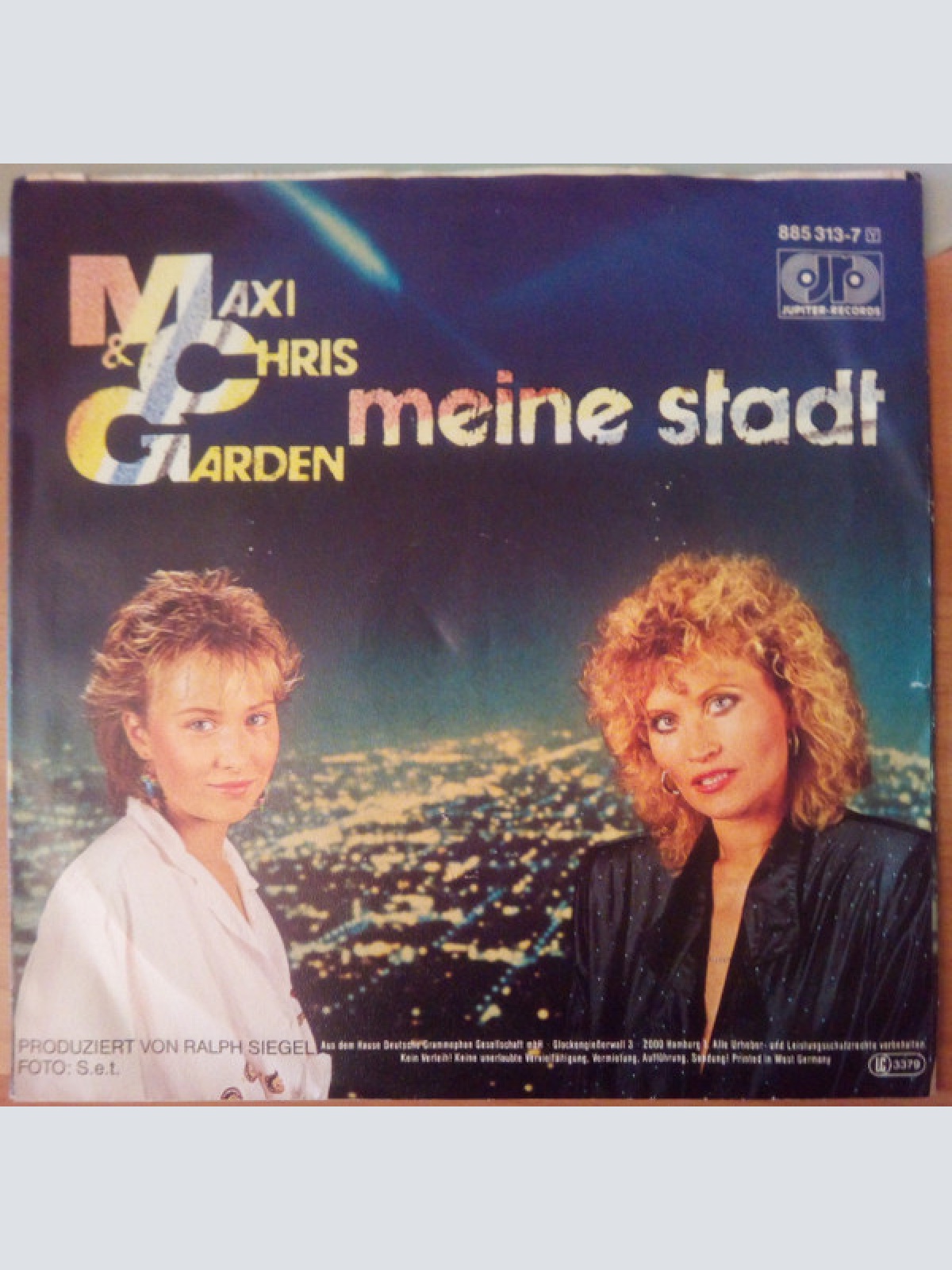 Vinyl / Maxi & Chris Garden - Meine Stadt