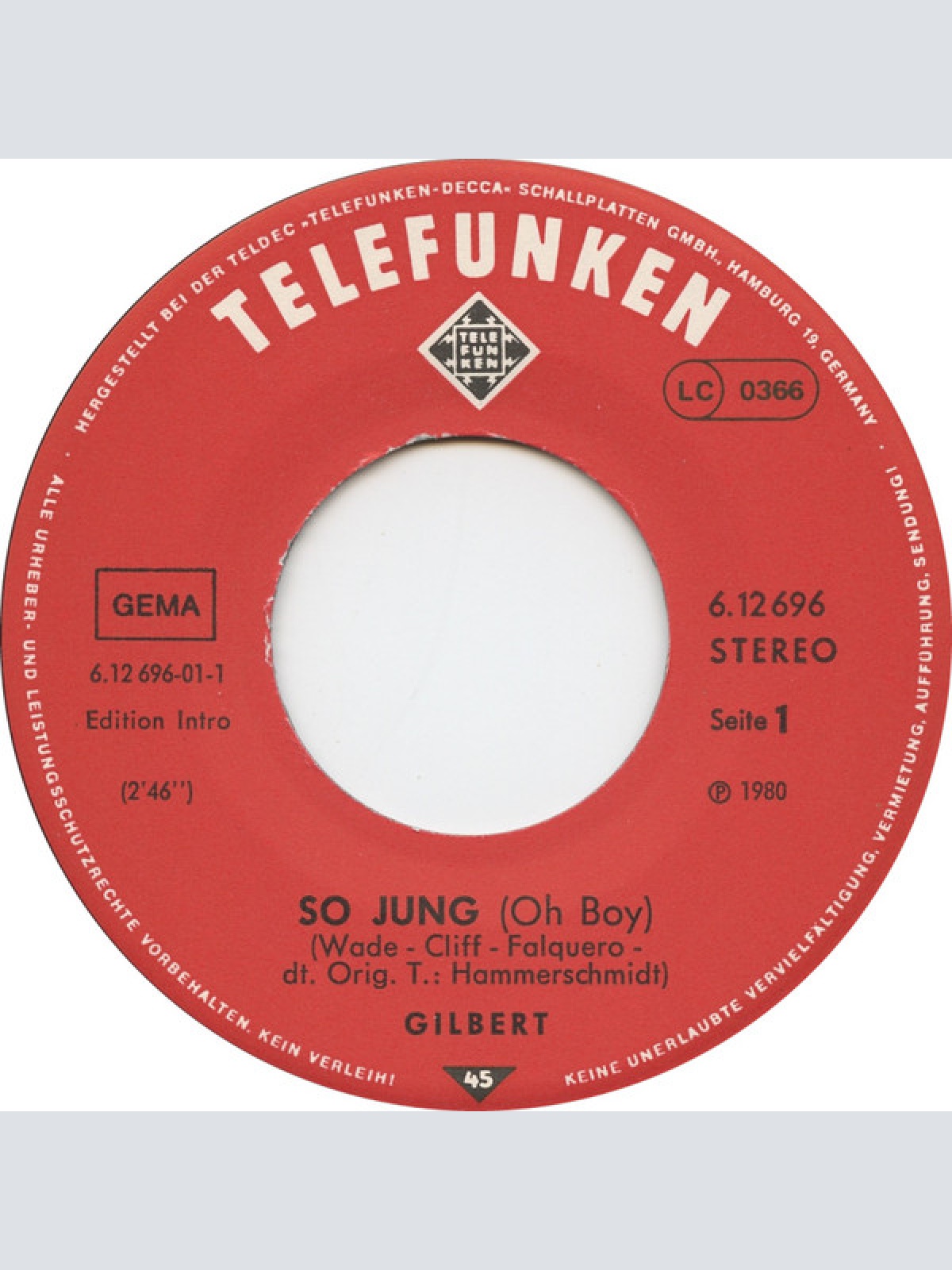 Vinyl / Gilbert (23) - So Jung