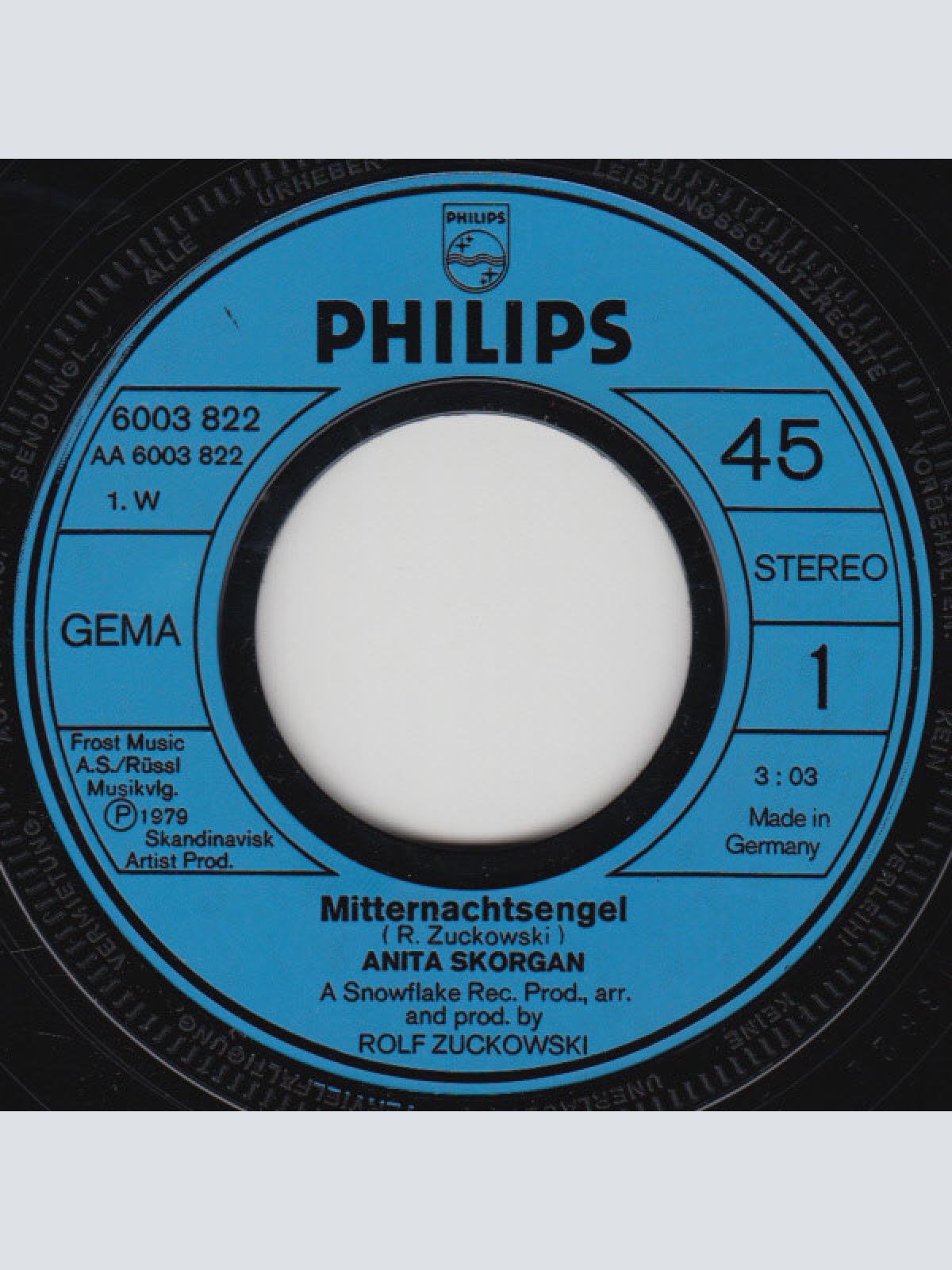 Vinyl / Anita Skorgan - Mitternachtsengel