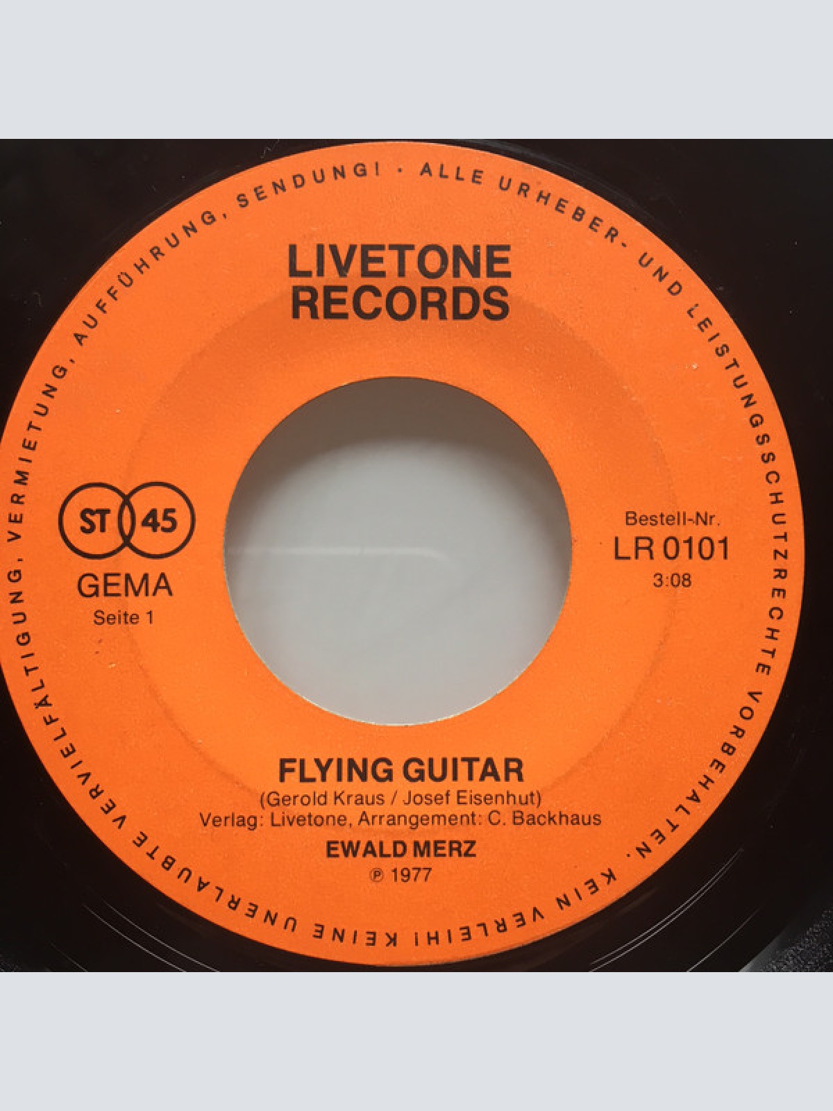 Vinyl / Ewald Merz - Flying Guitar / Girl