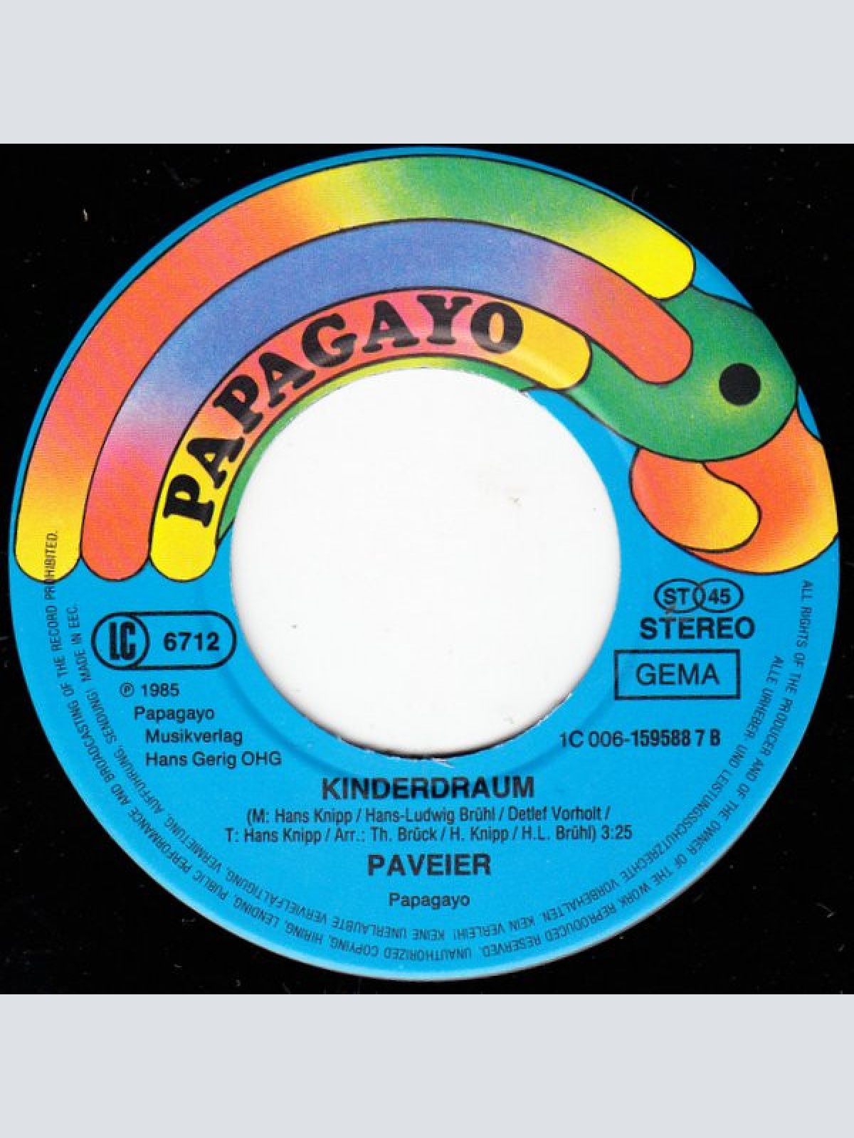 Vinyl / Paveier - Nie Mehr Wieder Ganz Allein