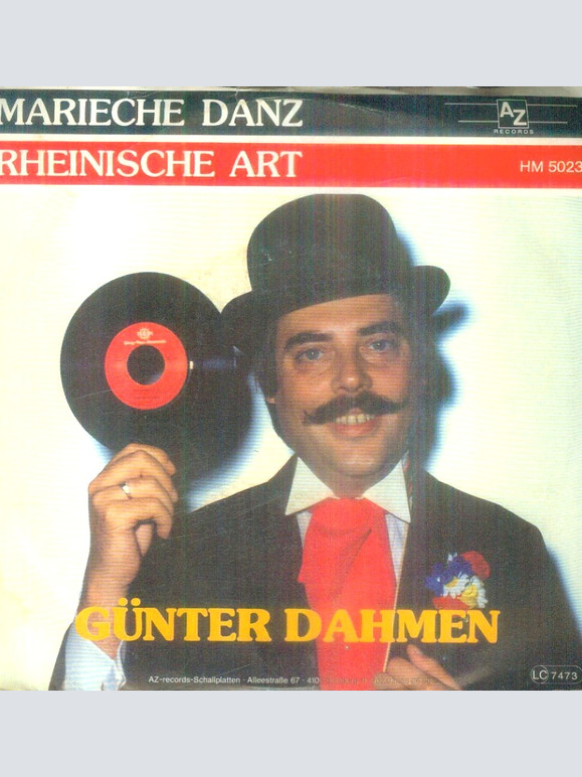 Vinyl / Günter Dahmen - Marieche Danz / Rheinische Art