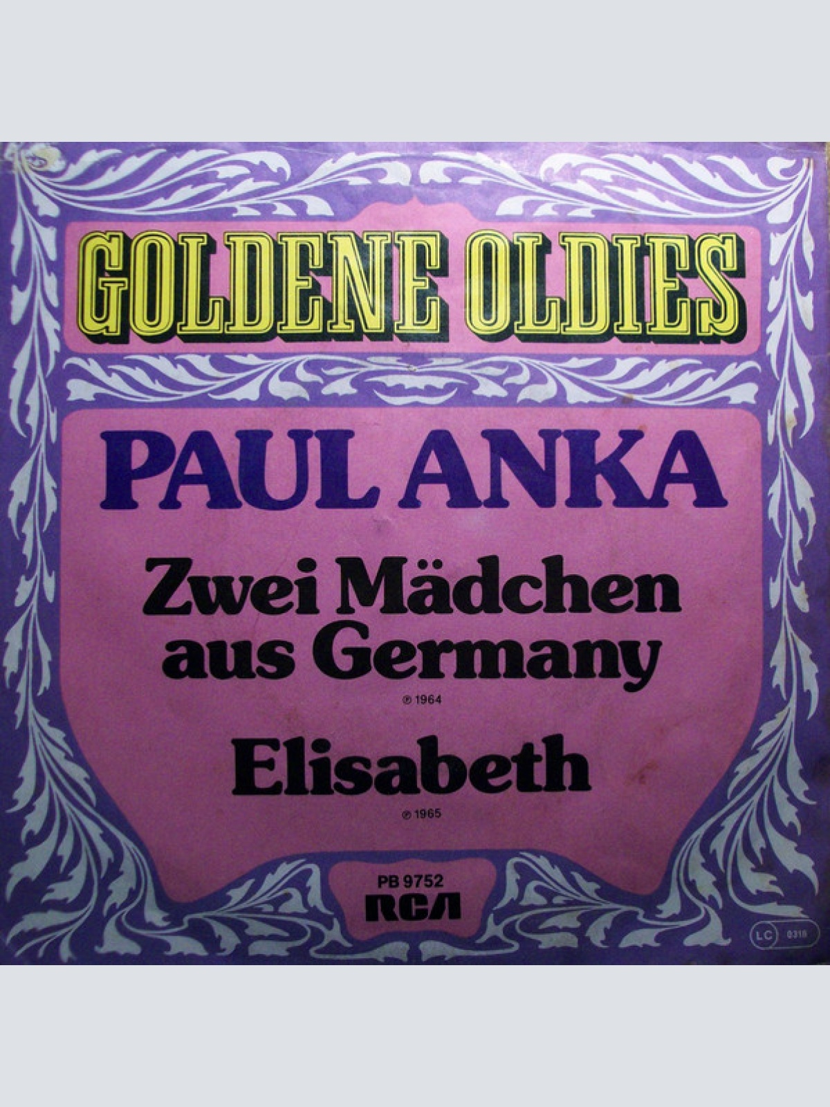 Vinyl / Paul Anka - Zwei Mädchen Aus Germany / Elisabeth