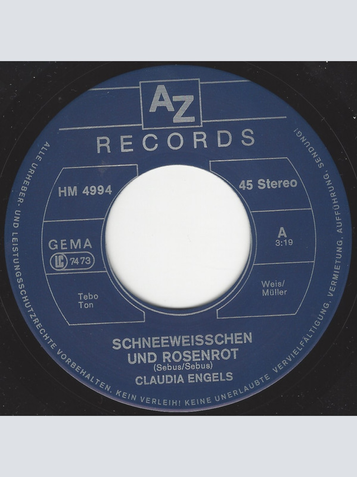 Vinyl / Claudia Engels - Schneeweißchen Und Rosenrot