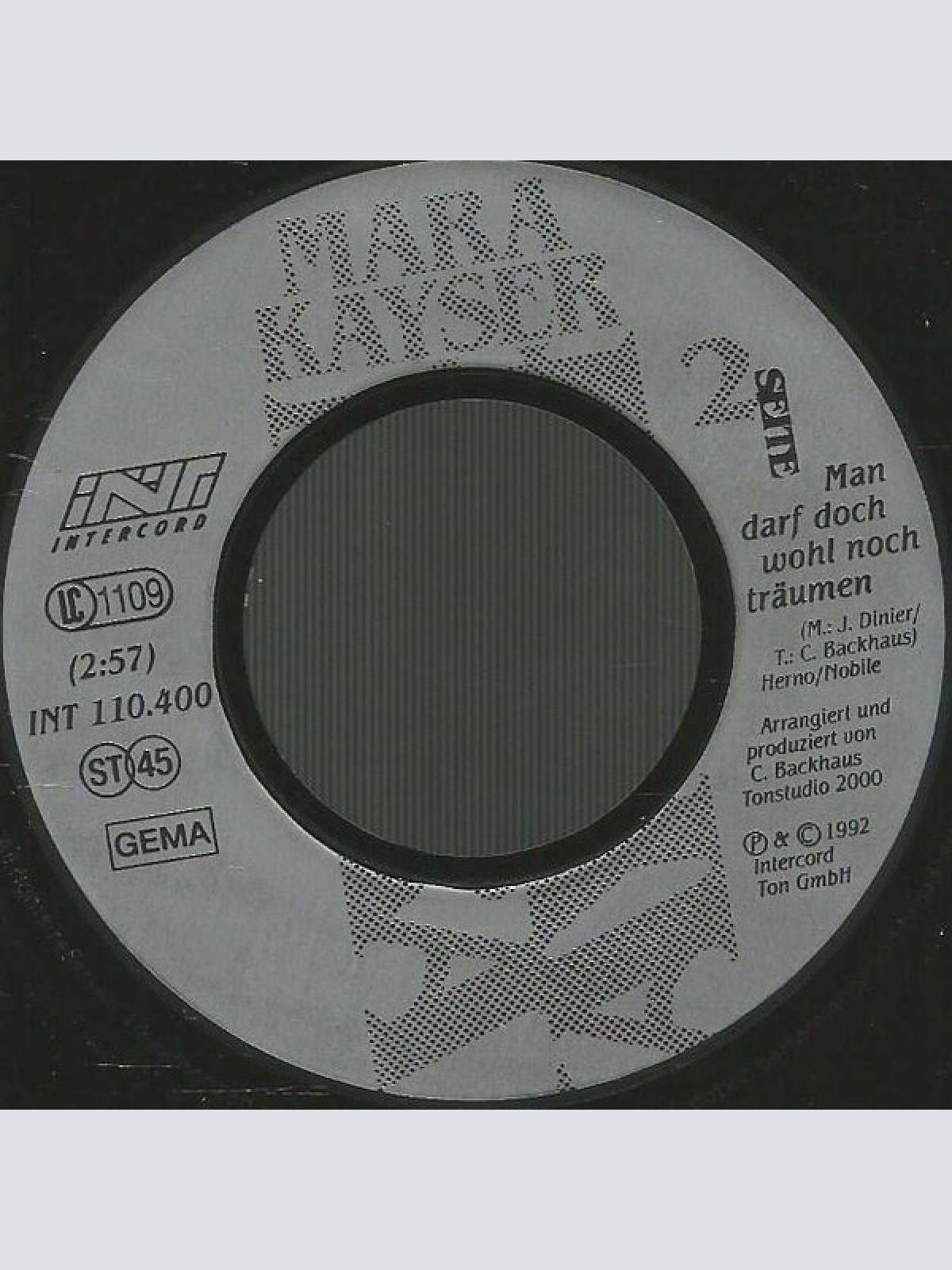 Vinyl / Mara Kayser - Ich Zünd Für Dich Eine Kerze An