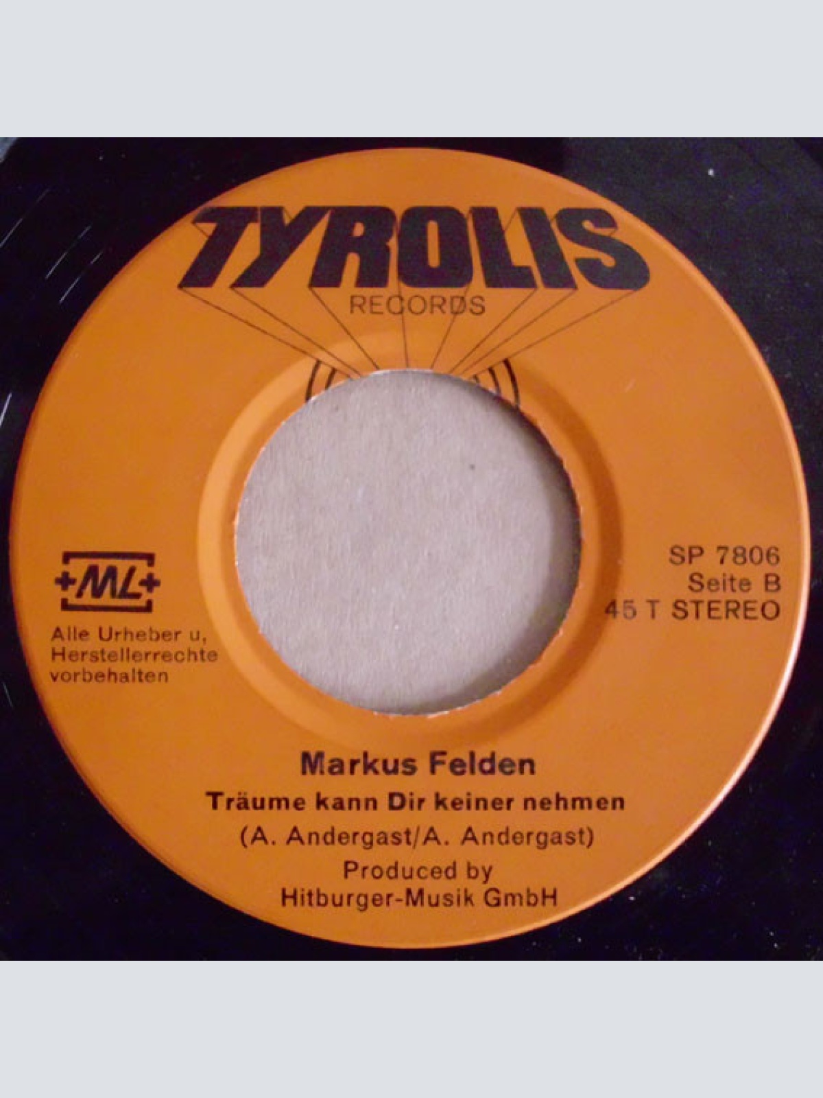 Vinyl / Markus Felden - Zigeuner-Marie