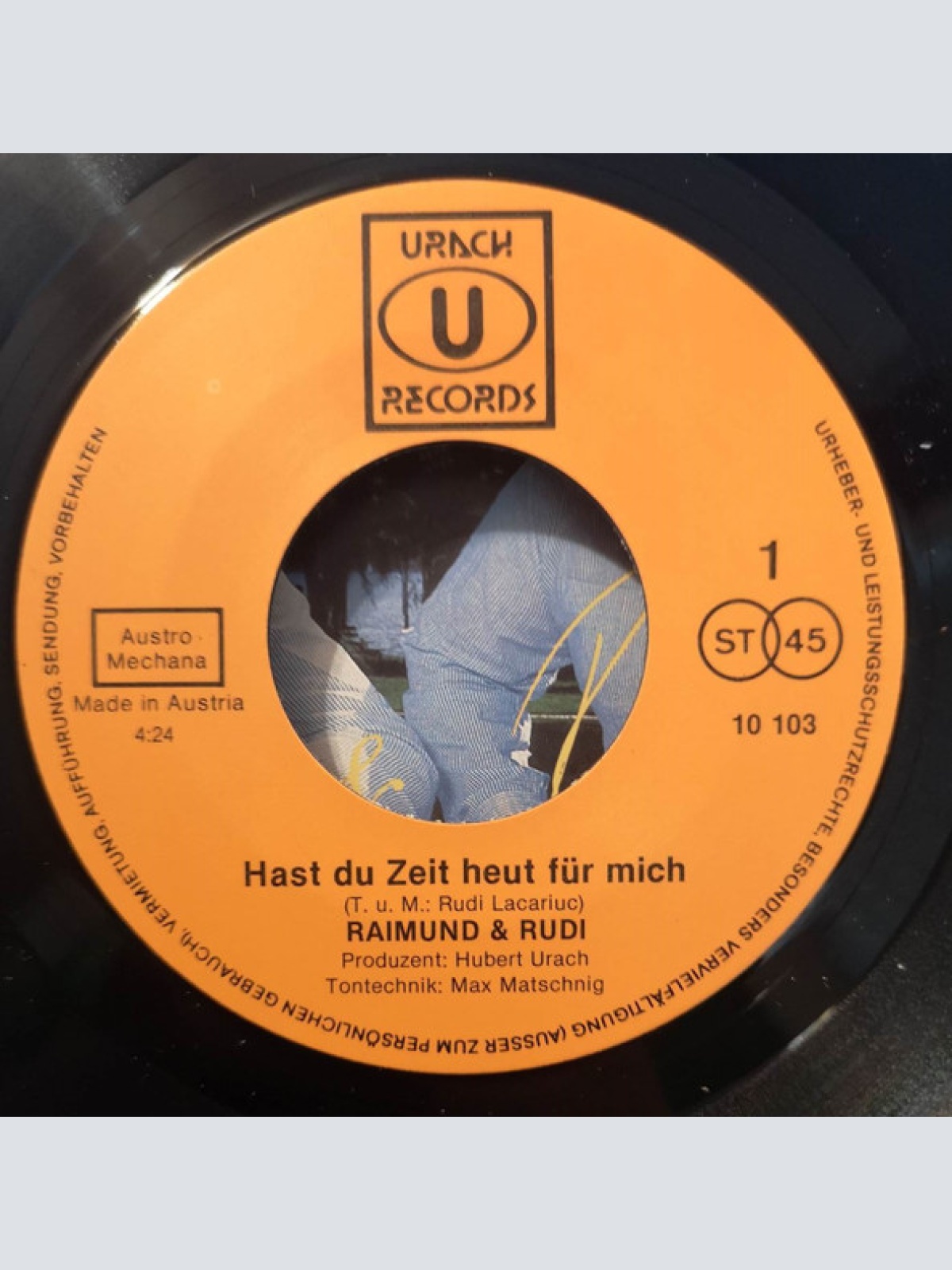 Vinyl / Rudi & Raimund - Hast Du Zeit Heut Für Mich