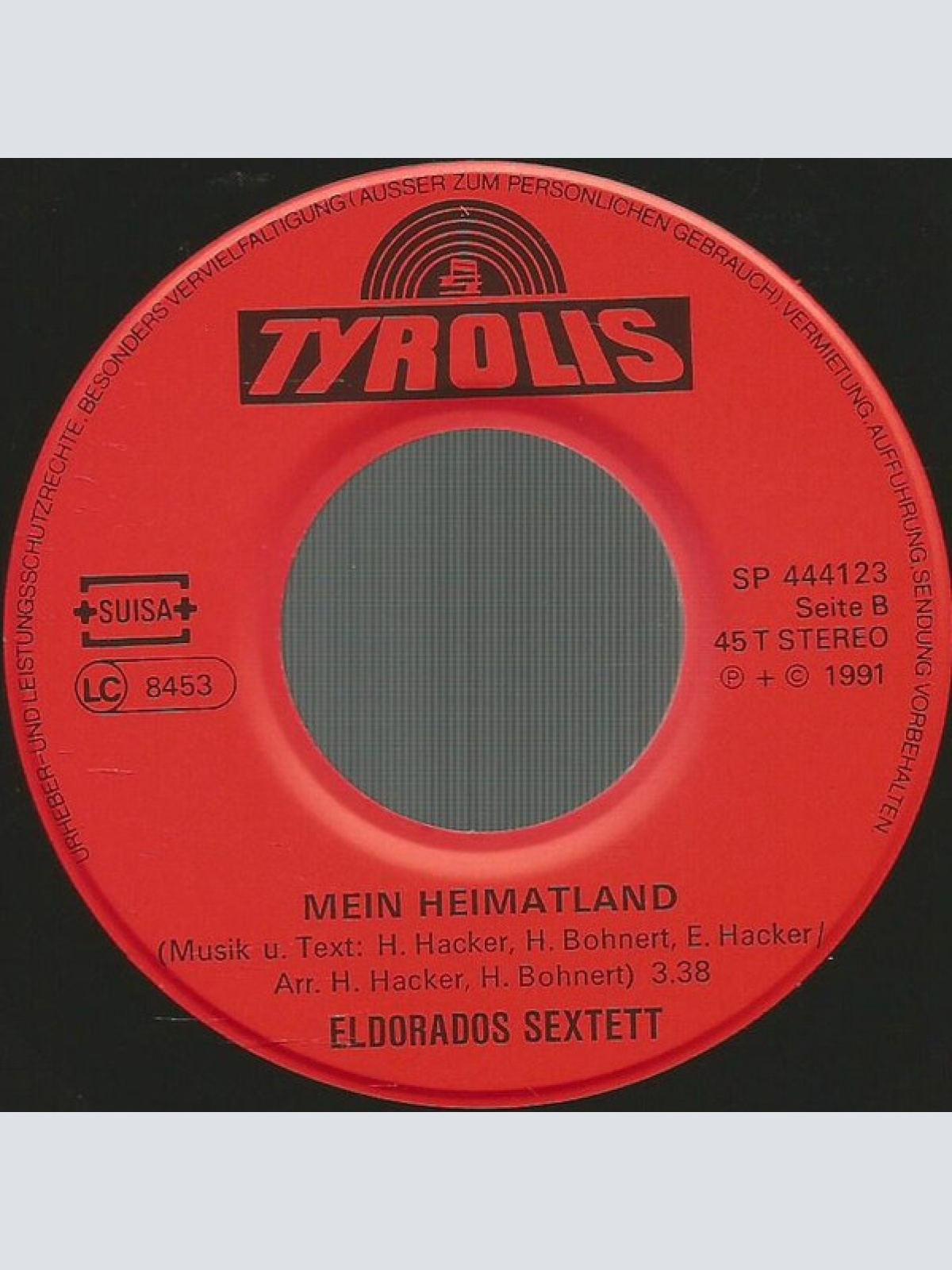 Vinyl / Eldorados Sextett - Wenn Dein Herz Ein Kleines Fenster'l Hätt