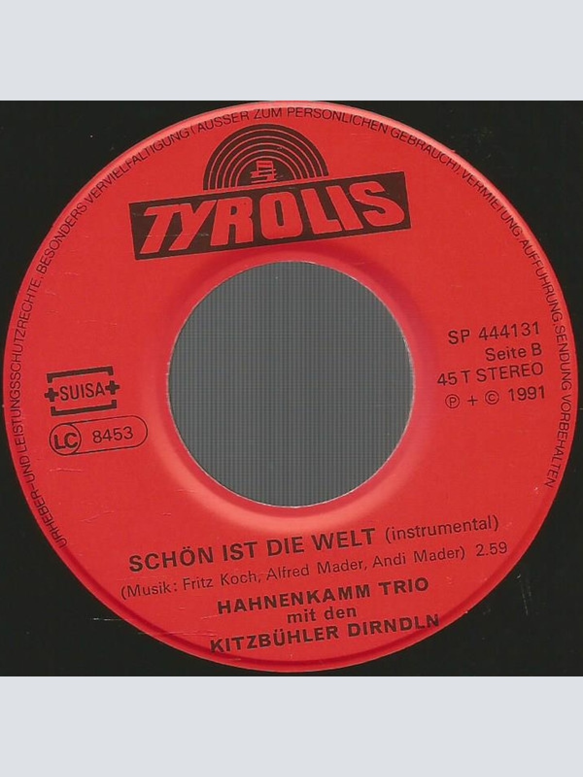 Vinyl / Hahnenkamm Trio Mit Den Kitzbühler Dirndln - Schön Ist Die Welt