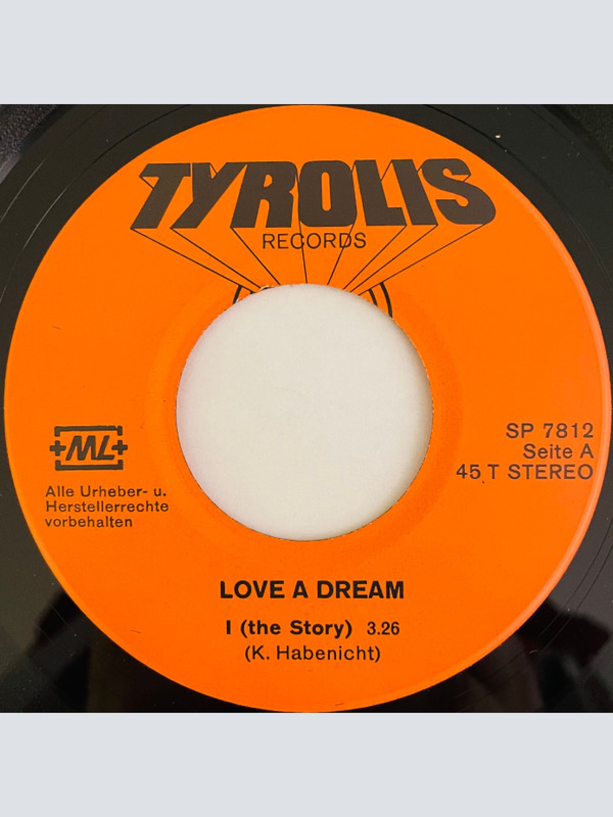 Vinyl / Love A Dream - I (The Story) / 1992