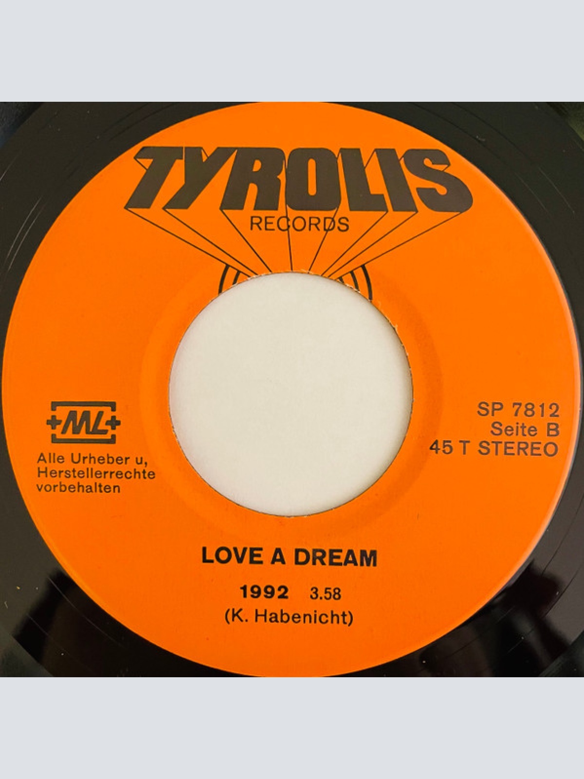 Vinyl / Love A Dream - I (The Story) / 1992