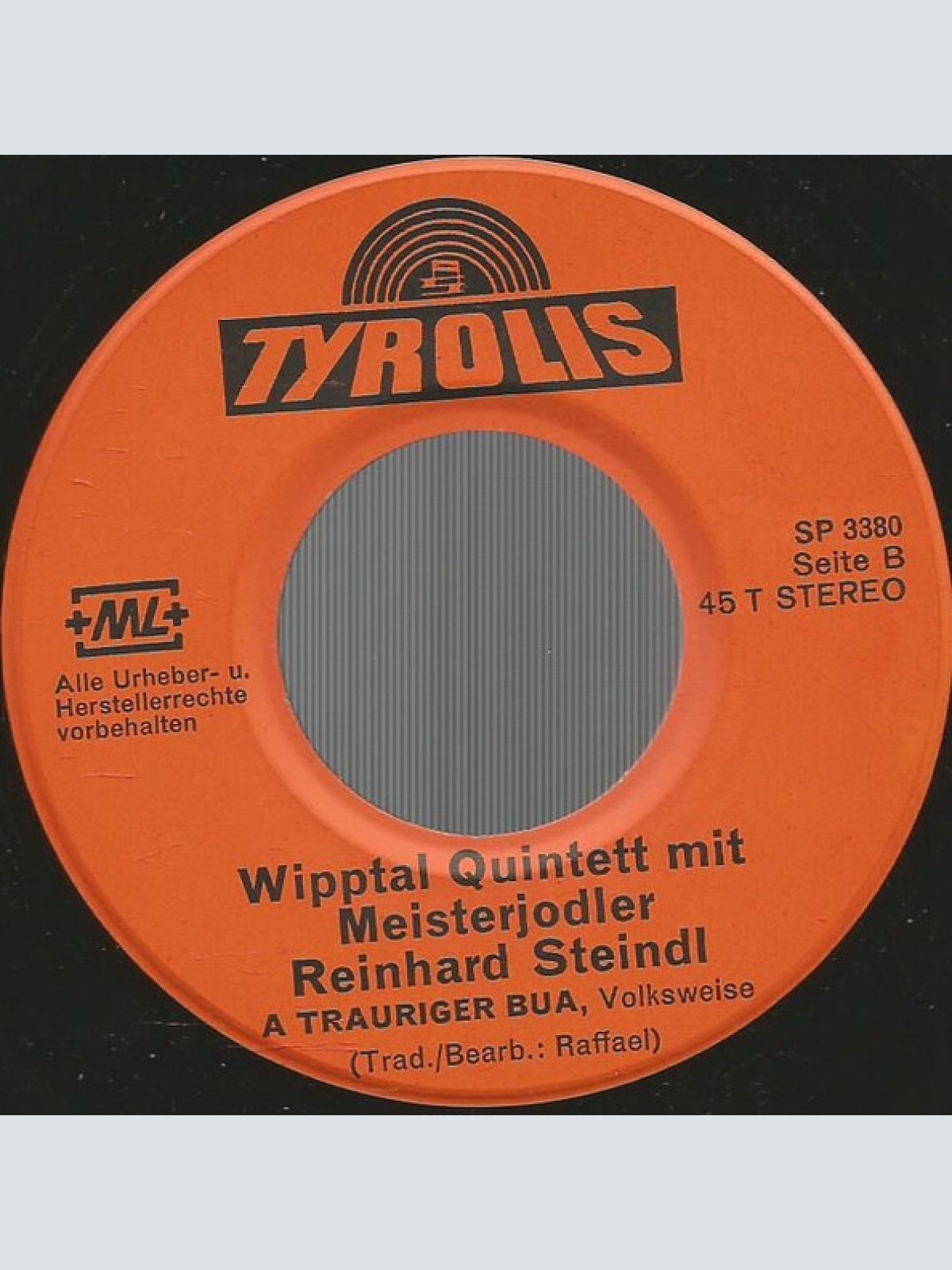 Vinyl / Reinhard Der Kunstjodler* Mit  Wipptal Quintett - Appenzeller Jodler