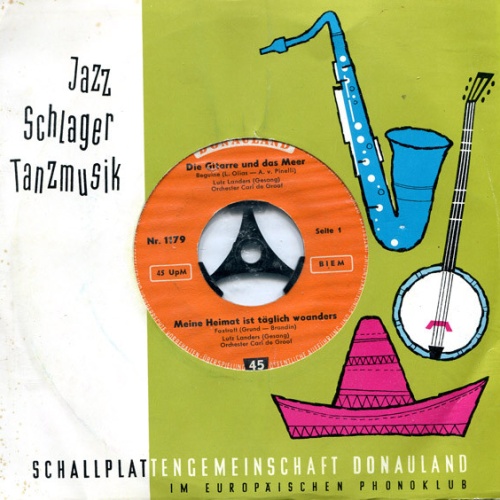 Vinyl / Lutz Landers / Walter Peter - Die Gitarre Und Das Meer / Meine Heimat Ist Täglich Woanders / La Paloma / Wenn Es Nacht Wird In Sorrent