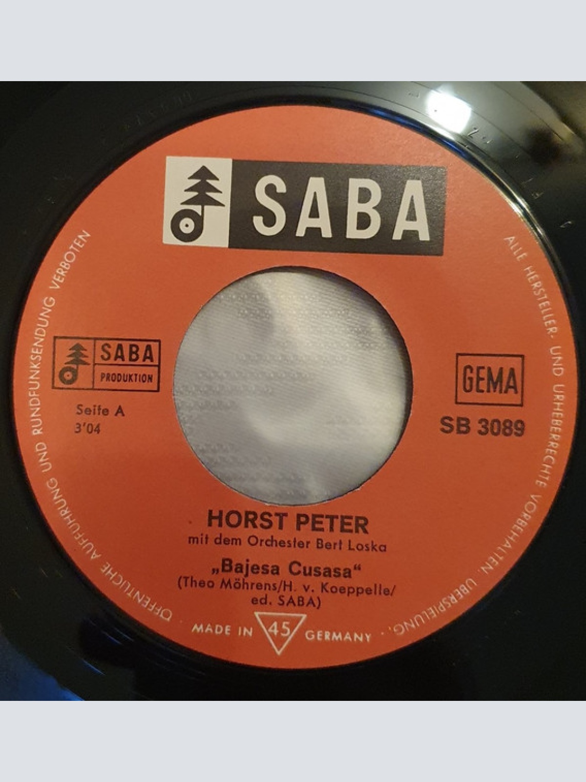 Vinyl / Horst Peter, Orchester Bert Loska - Bajesa Cusasa