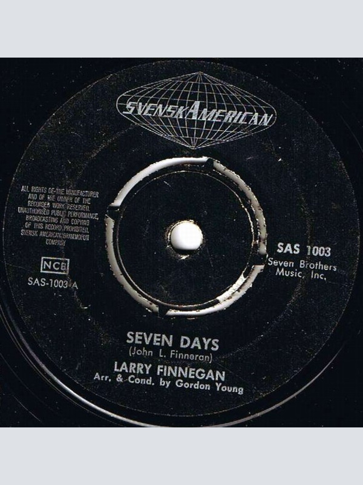 Vinyl / Larry Finnegan - Seven Days